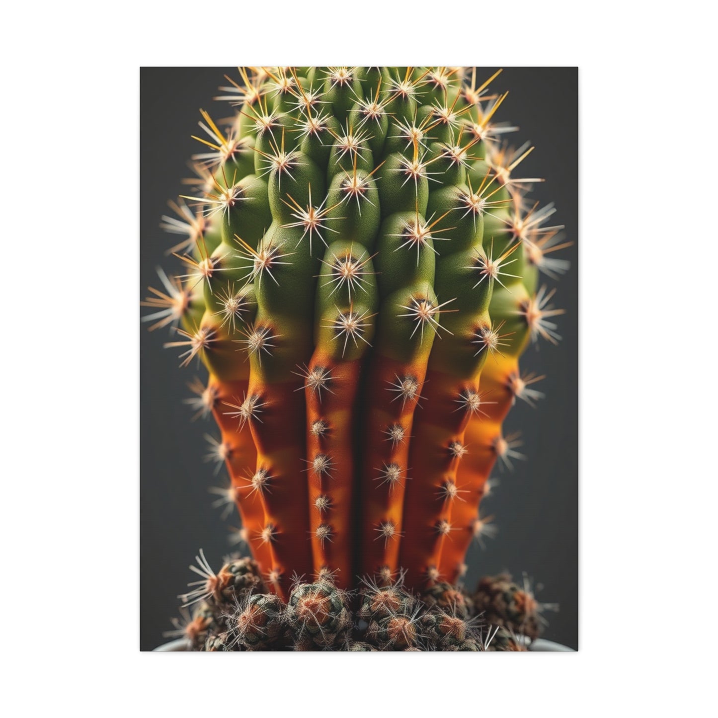 Cacti Elegance Portrait Wall Art & Canvas Print