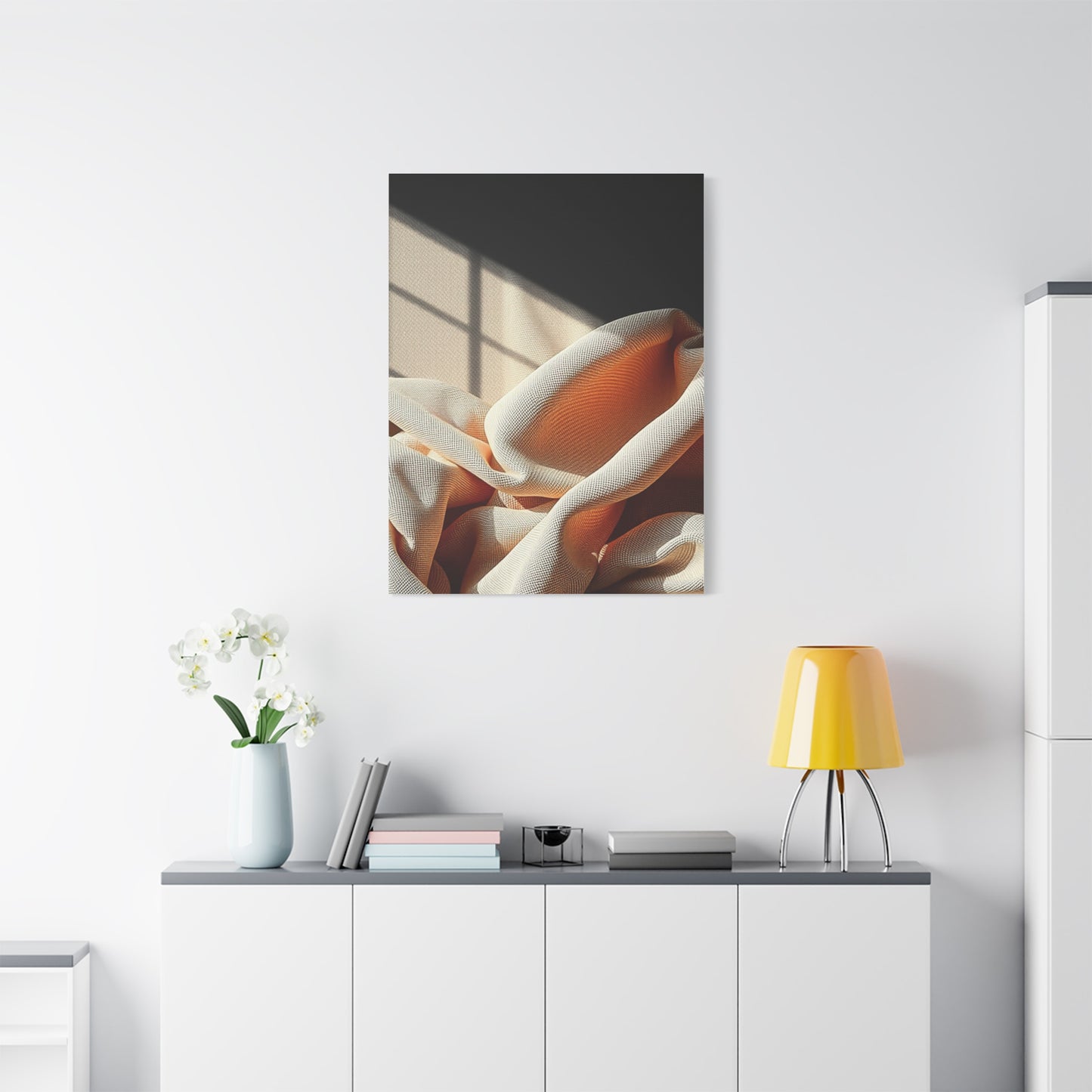 Masterpiece Taupe, Linen, and Gray Art Vision Wall Art & Canvas Print