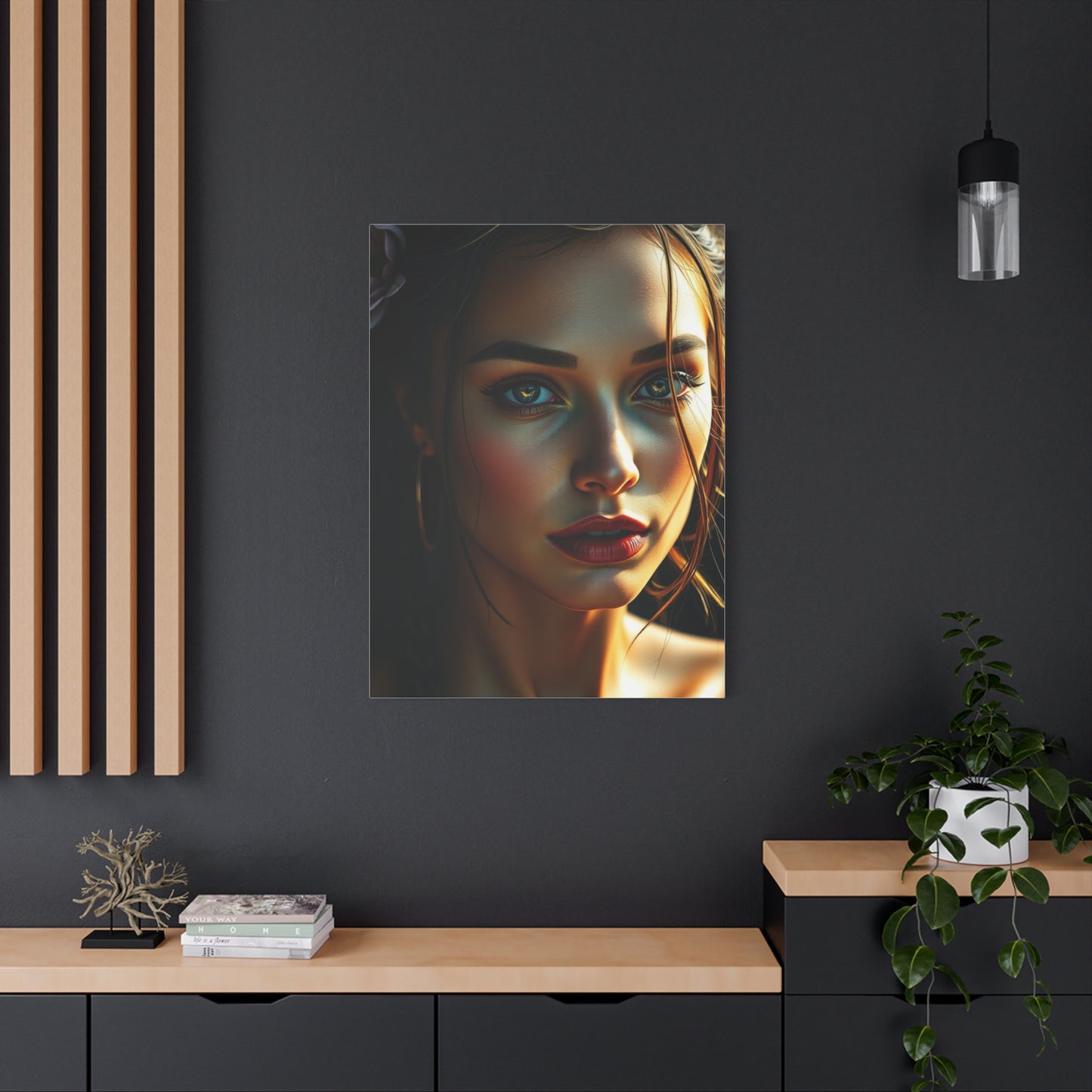 Majestic Maiden Mural Wall Art & Canvas Print