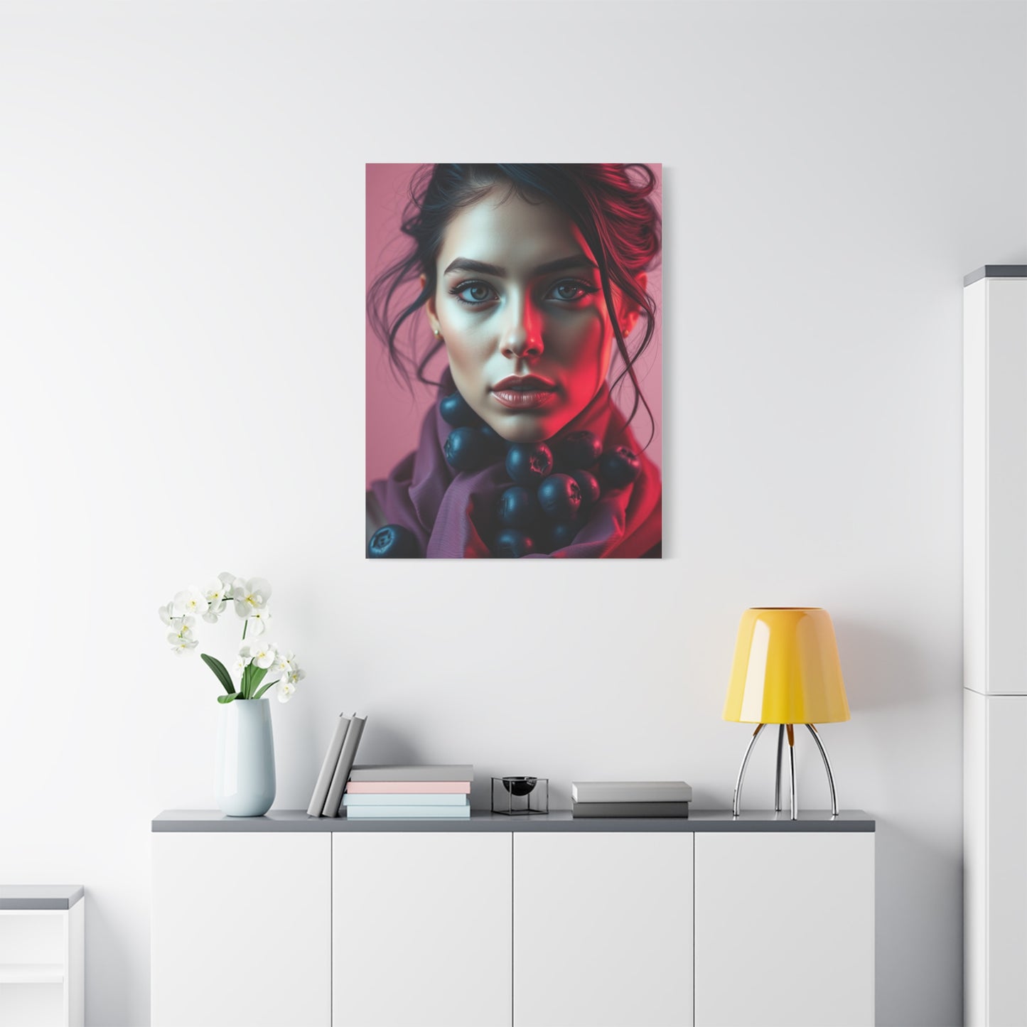 Supreme Blush and Blueberry Art Collection Wall Art & Canvas Print