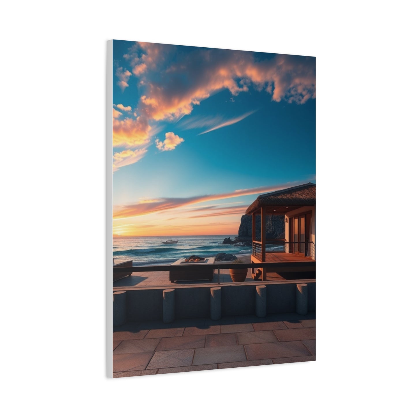 Seaside Serenity Canvas Wall Art & Canvas Print