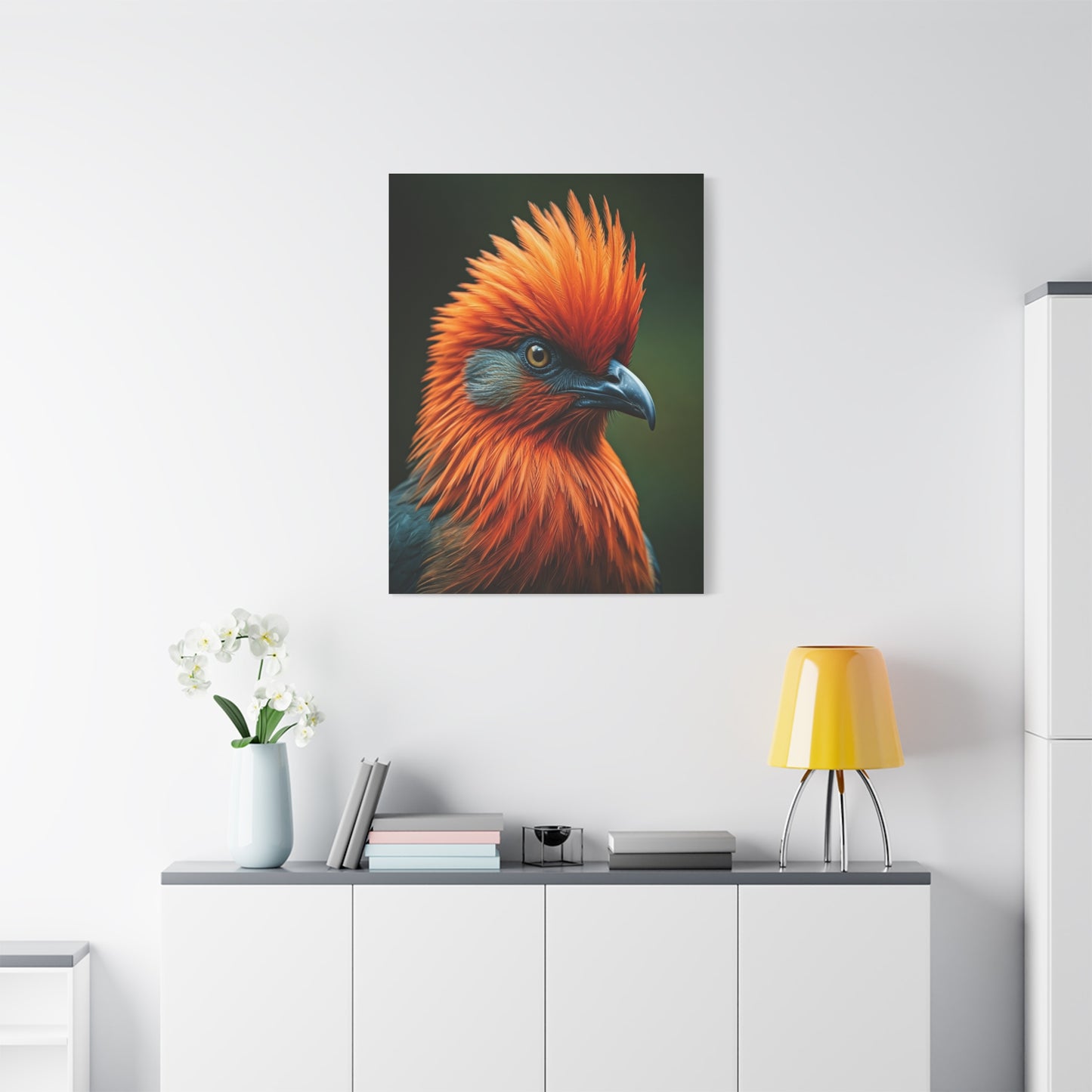 Andean Cock-of-the-Rock Portrait Wall Art & Canvas Prints