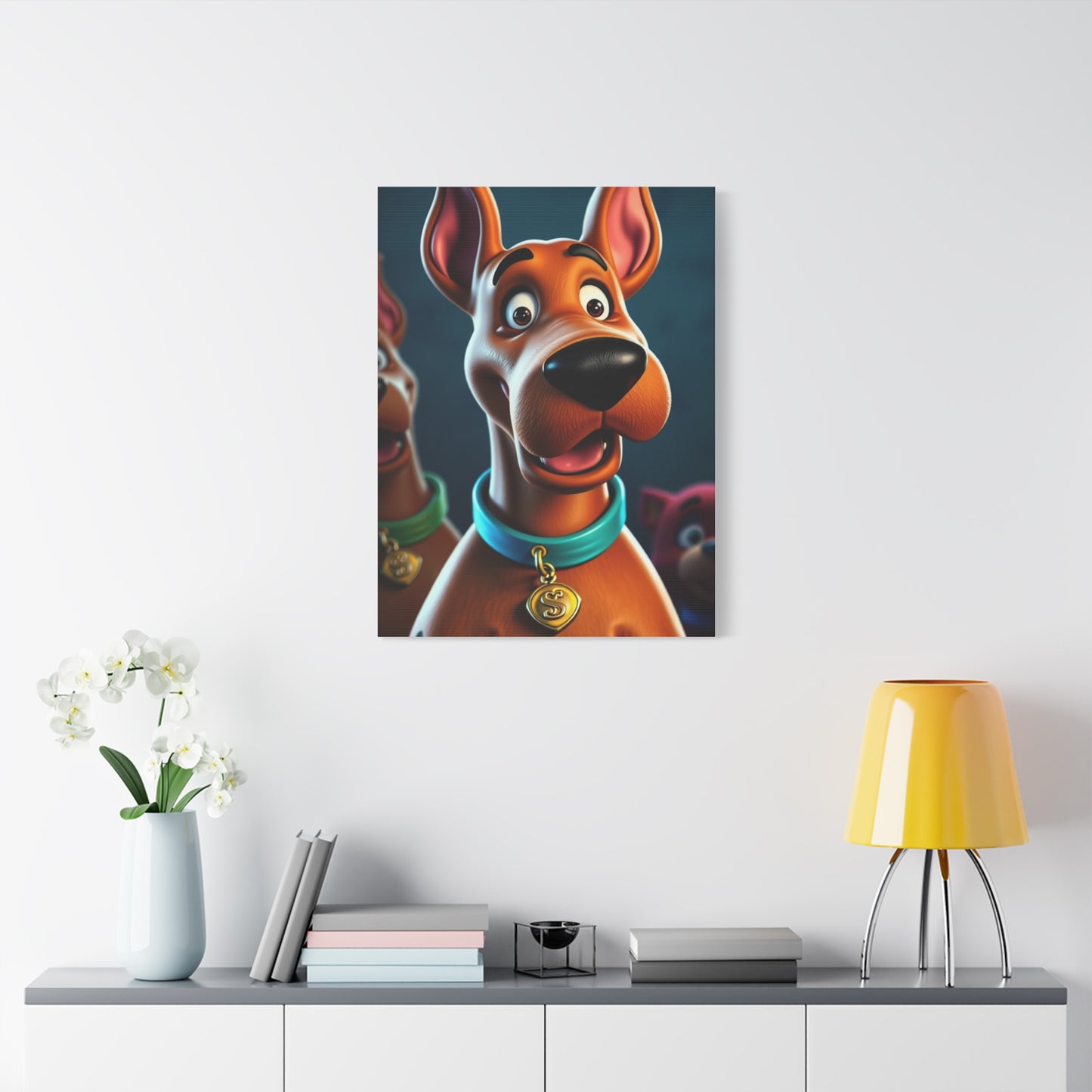 Scooby-Doo (TV Series) Characters Art Refined Canvas Wall Art & Canvas Print