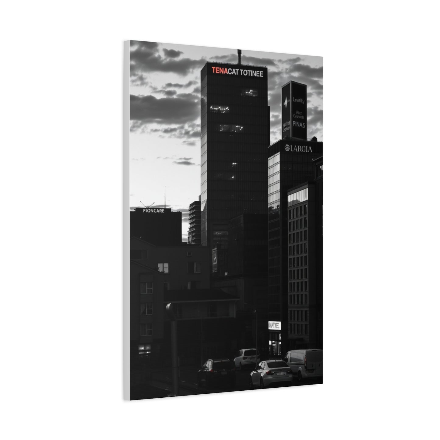 Black & White Cityscapes Art Luxury Canvas Wall Art & Canvas Print