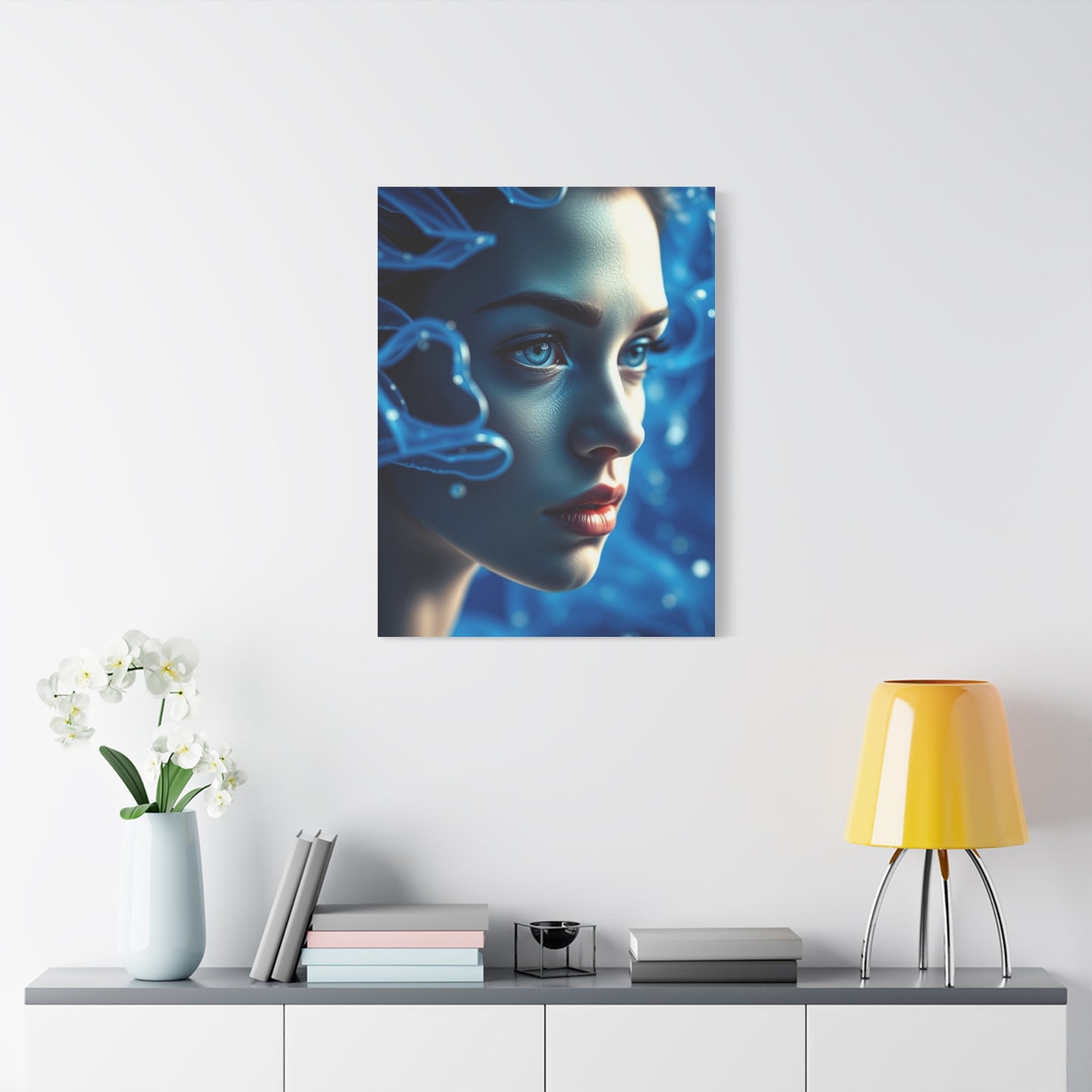 Azure Serenity Canvas Wall Art & Canvas Print