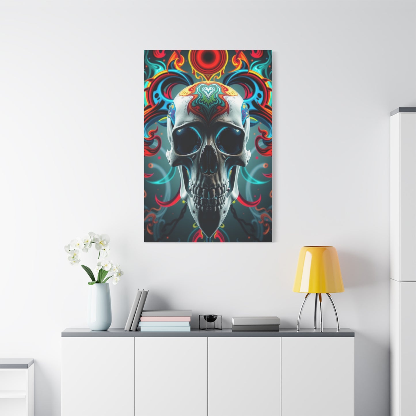 Collection 3D Trippy Skull Art By Ali Gulec Art Art Wall Art & Canvas Print