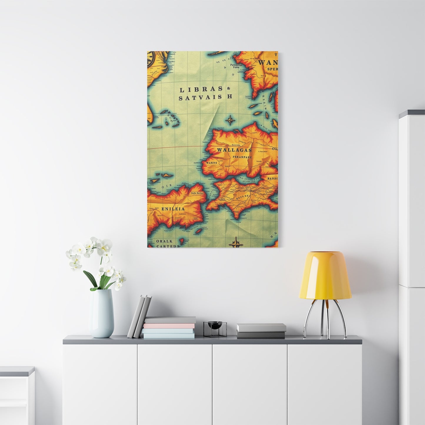Antique Maps Art Refined Canvas Wall Art & Canvas Print