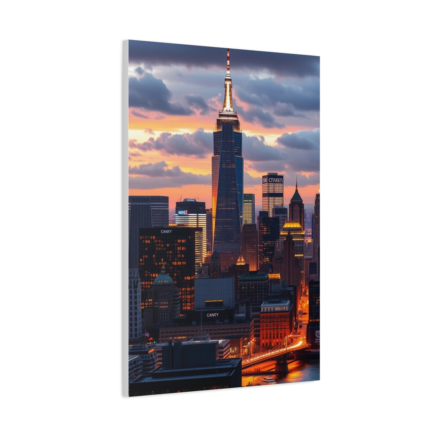 Supreme NYC Skyline Art Collection Wall Art & Canvas Print