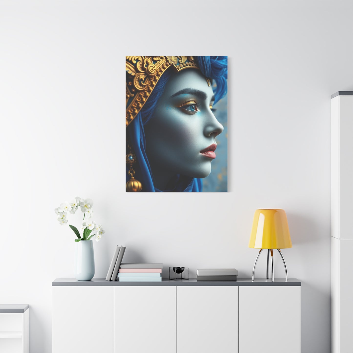 Blue & Gold Art Refined Canvas Wall Art & Canvas Print