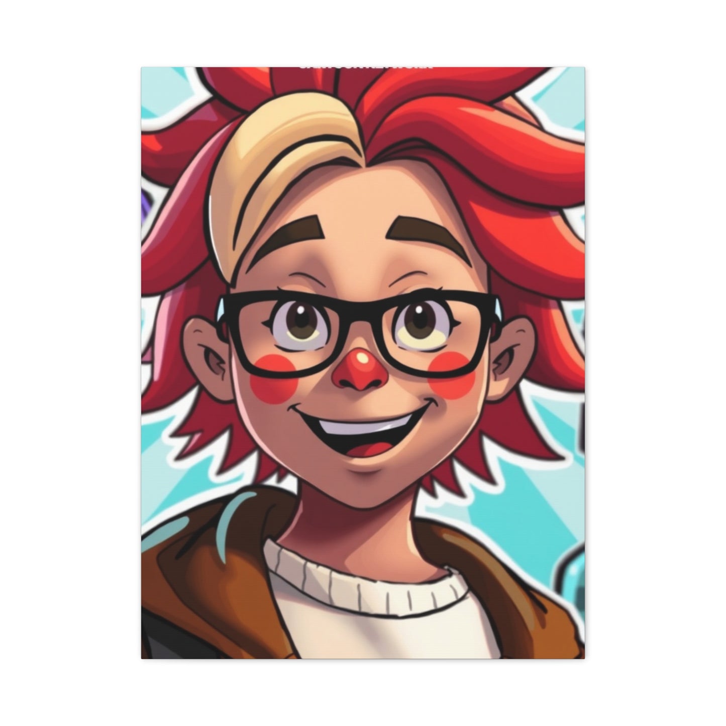 Elite Toon Illustration Canvas Wall Art & Canvas Print