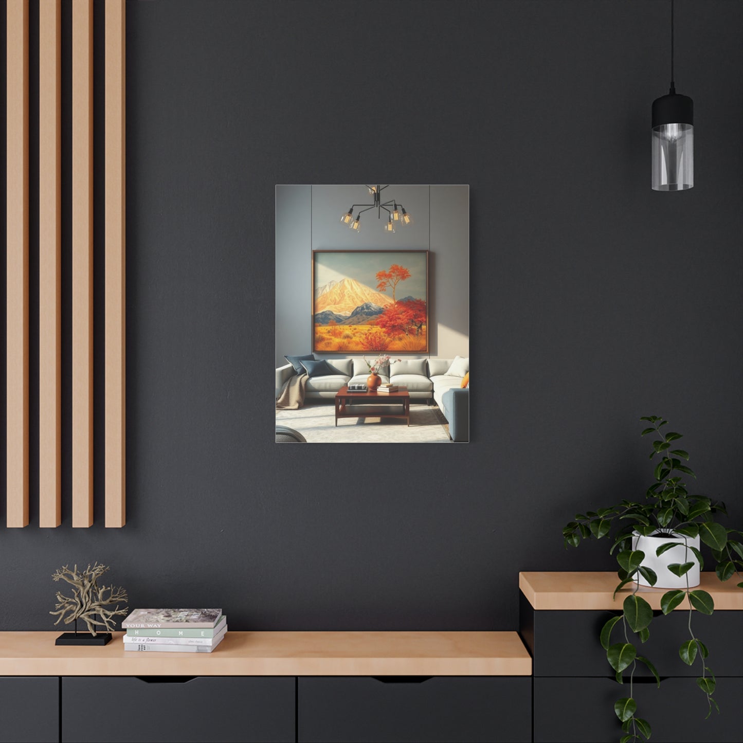 Sophisticated Chamber Canvas Wall Art & Canvas Print