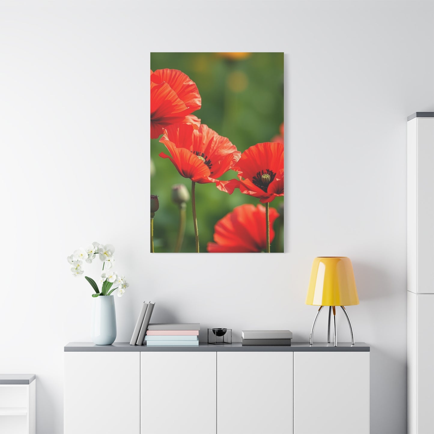 Poppy Flower Art Supreme Gallery Wall Art & Canvas Print