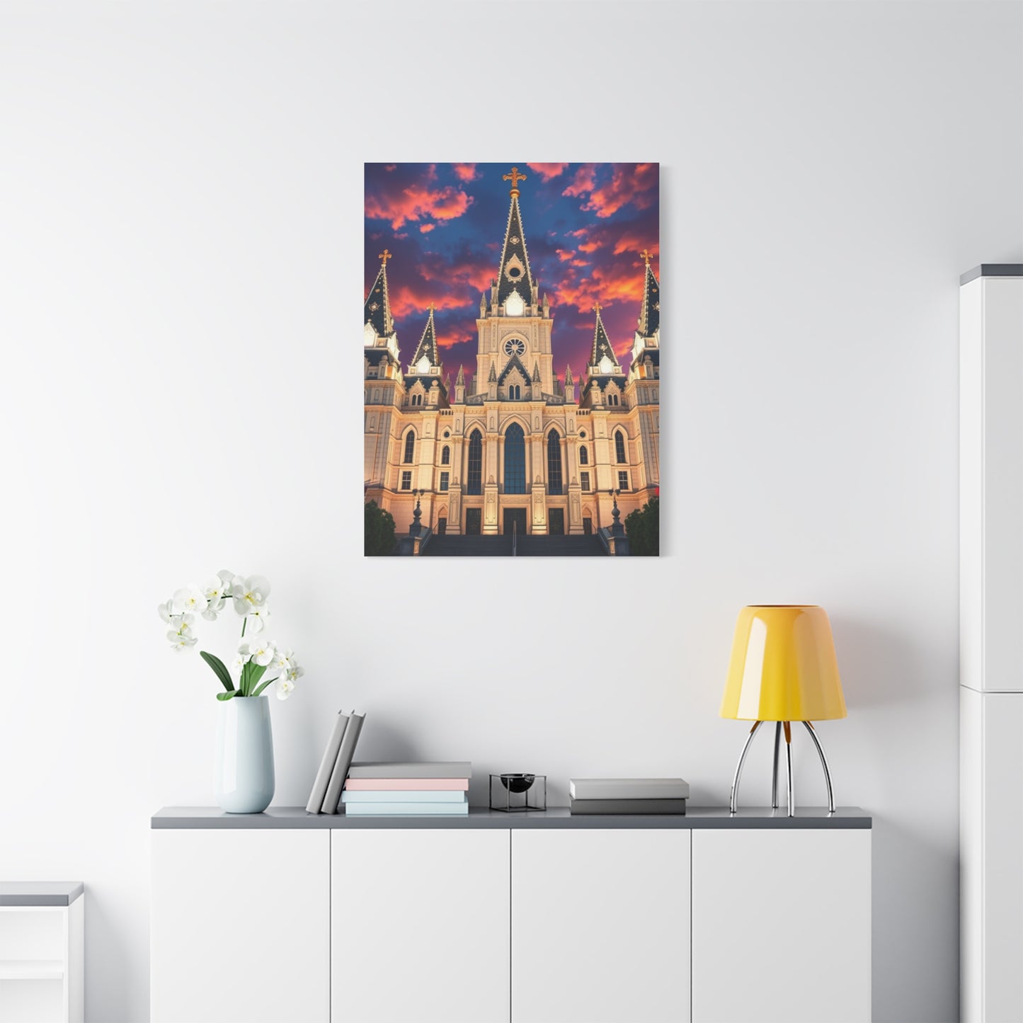 The LDS Temple Art Luxury Canvas Wall Art & Canvas Print