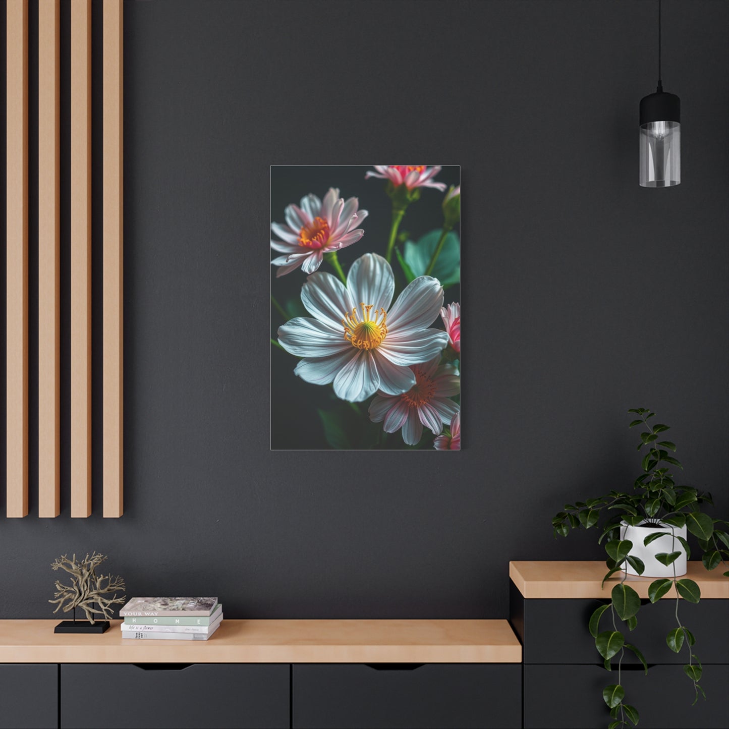 Chic Flora Panorama Wall Art & Canvas Print