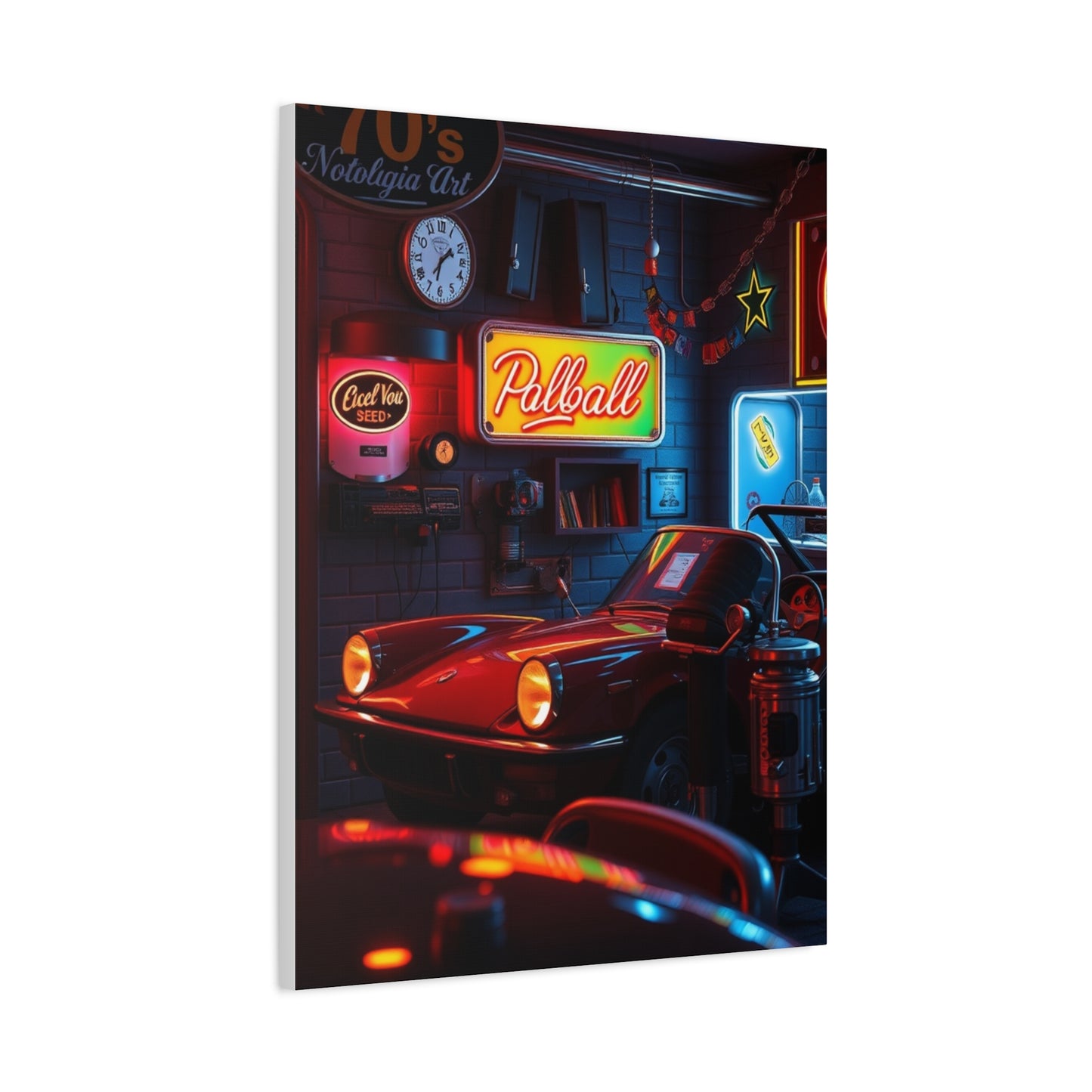70’s Nostalgia Art Luxury Canvas Wall Art & Canvas Print