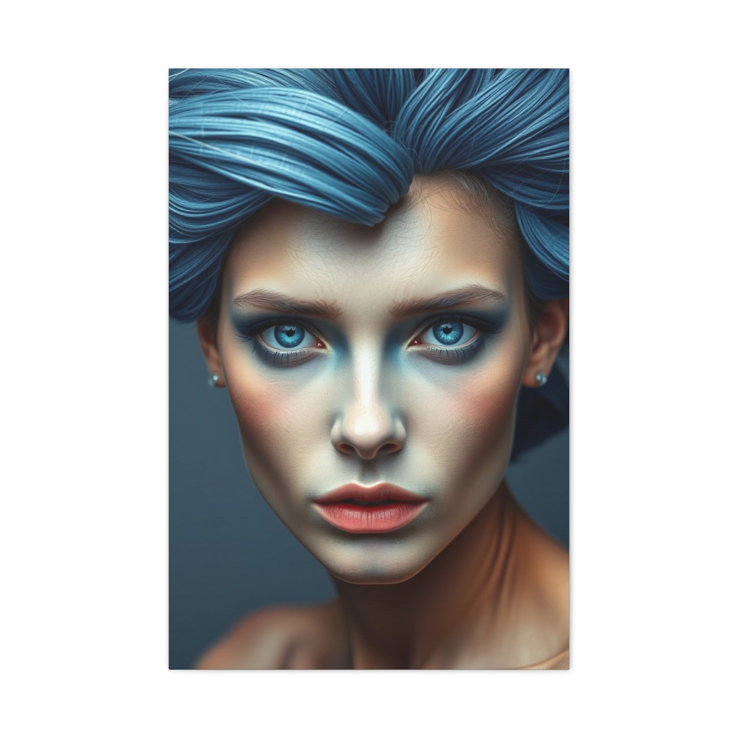 Blue & Gray Art Refined Canvas Wall Art & Canvas Print