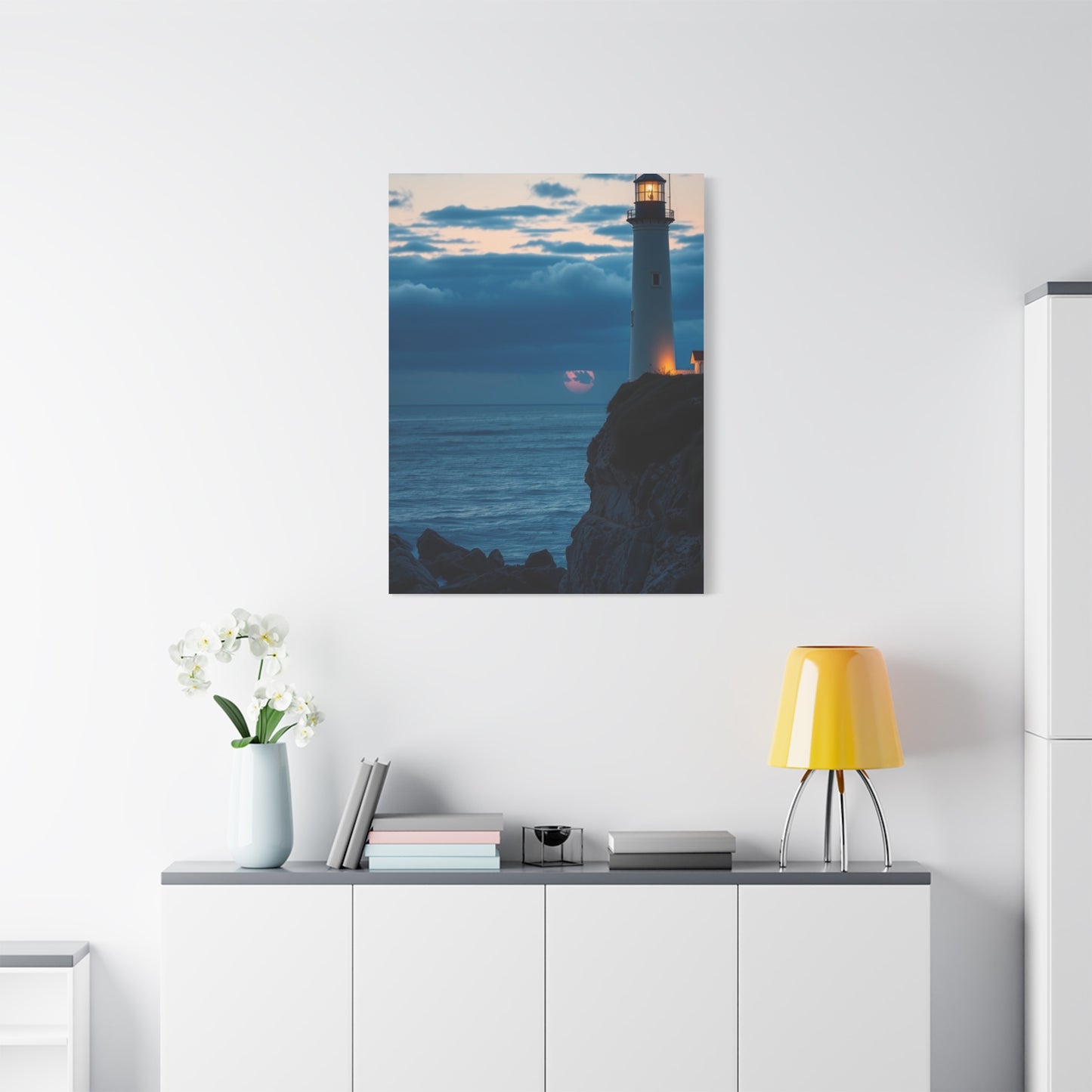 Illuminated Shores Masterpiece Wall Art & Canvas Print