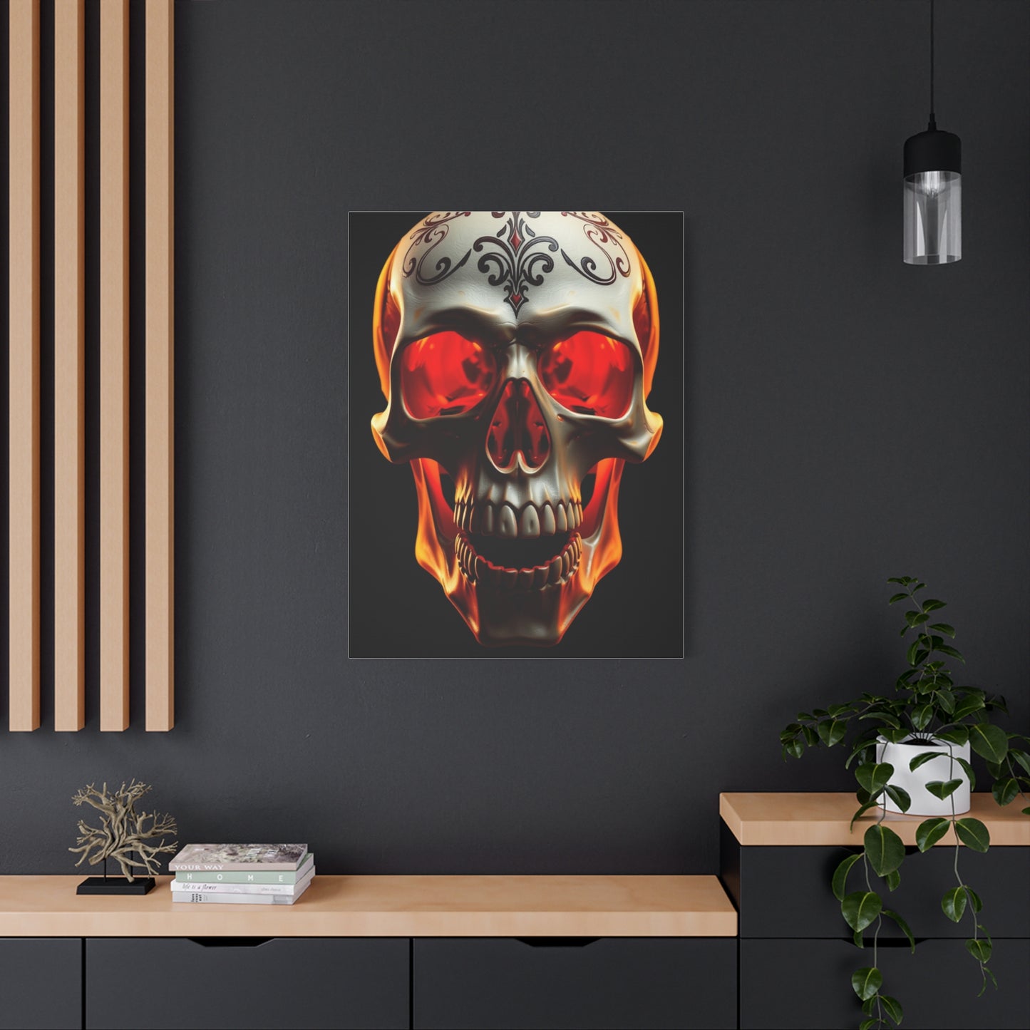 Luminous Skull Tableau Wall Art & Canvas Print