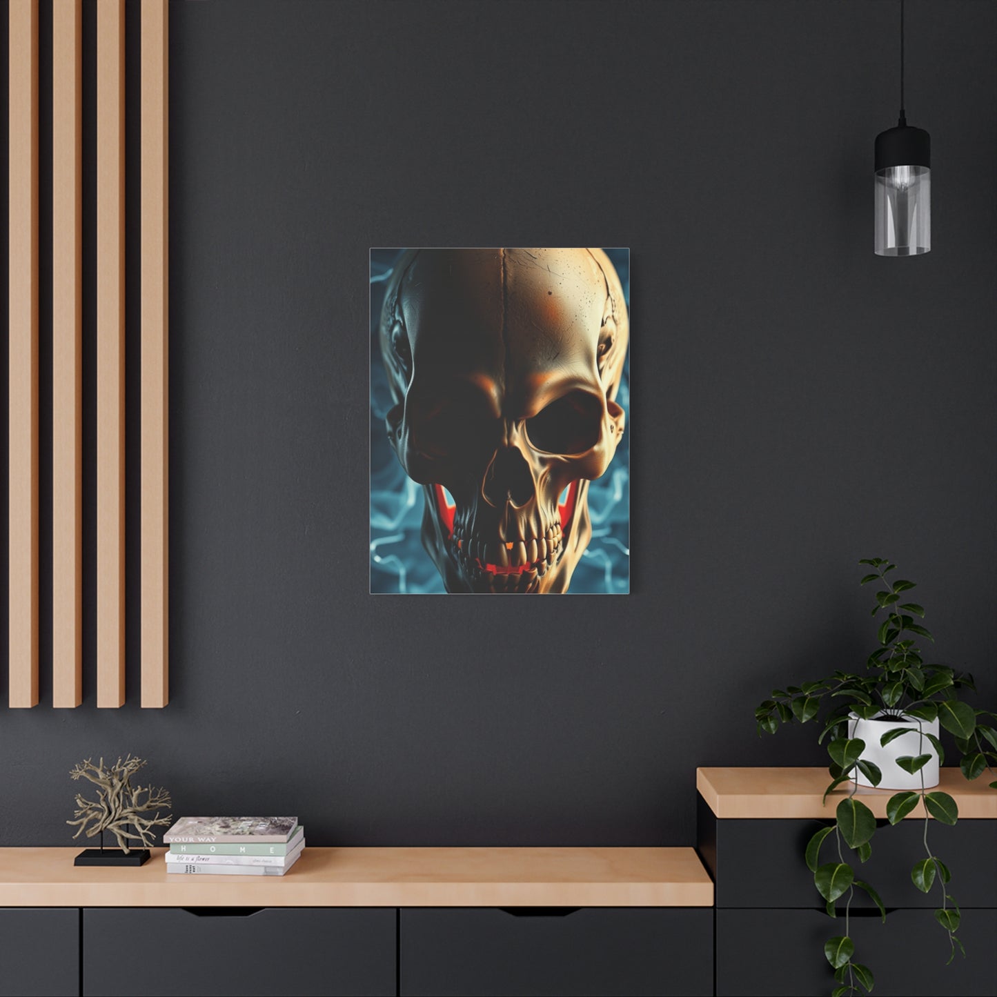 Decadent Skull Impression Wall Art & Canvas Print