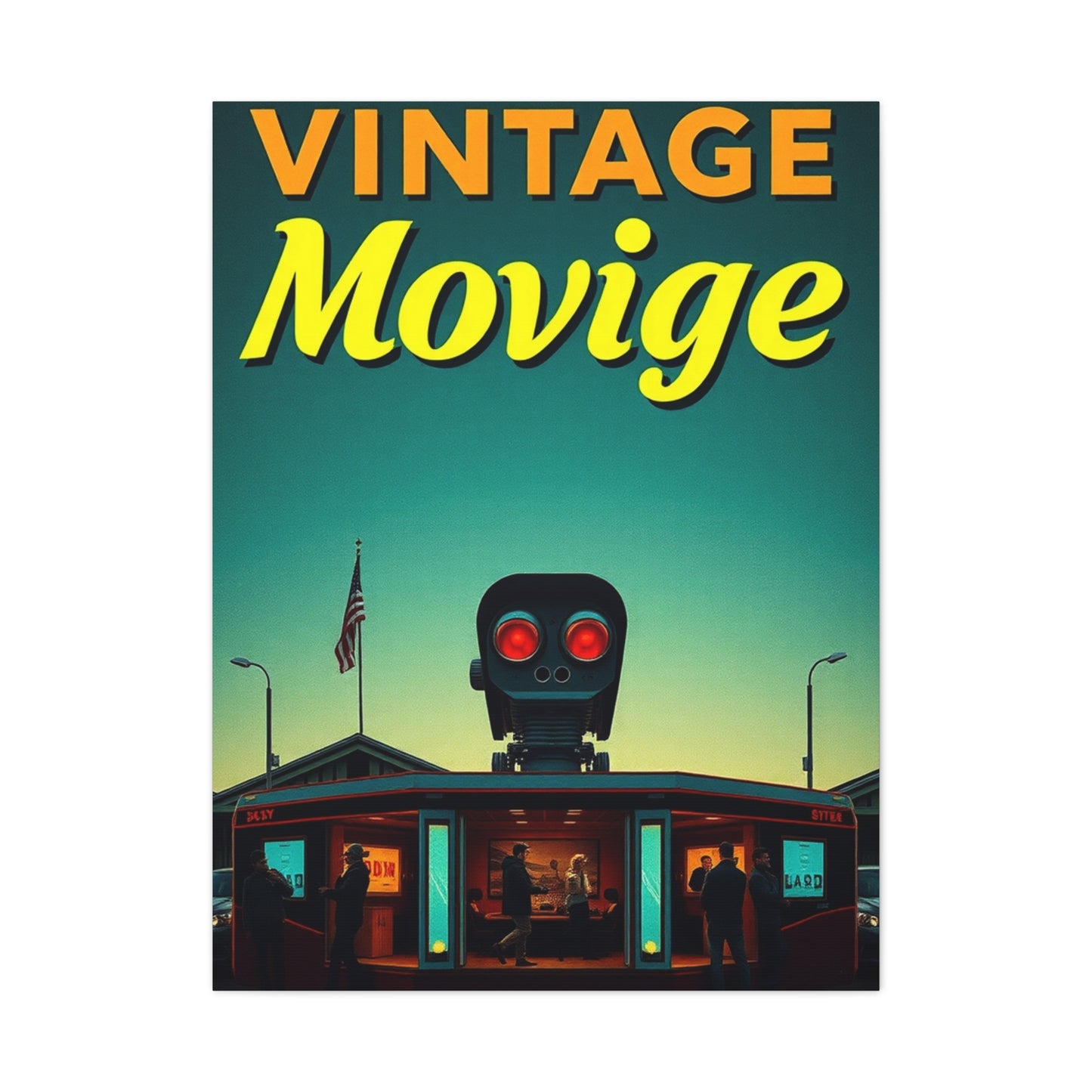Elite Vintage Movie Posters Art Vision Wall Art & Canvas Print