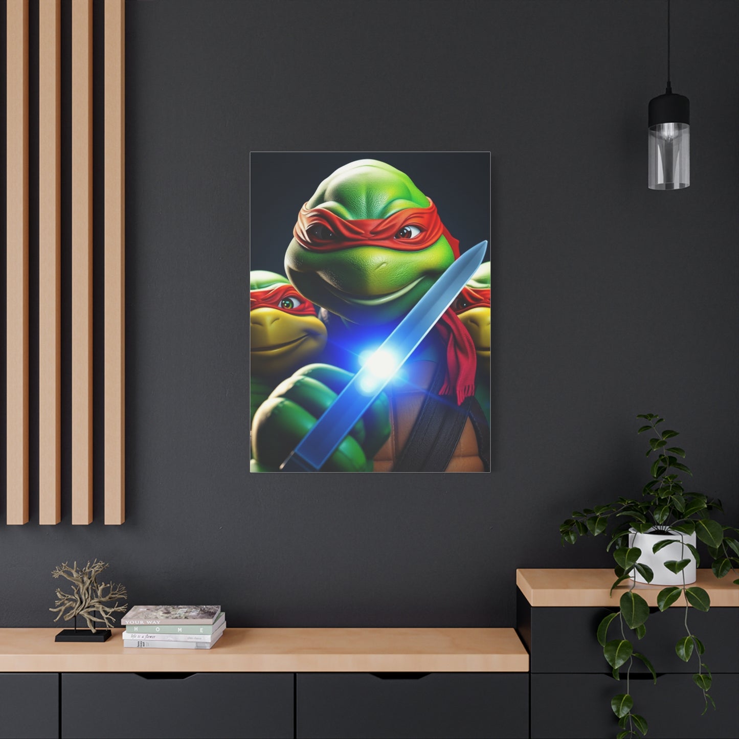 Teenage Mutant Ninja Turtles Characters Art Luxury Canvas Wall Art & Canvas Print