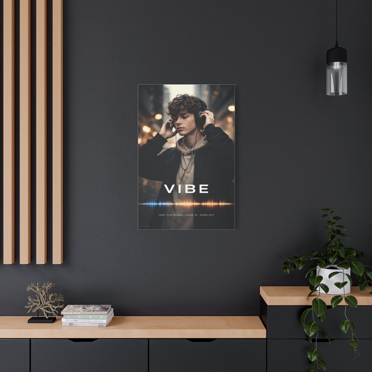 Vibe Music Poster Wall Art & Canvas Print