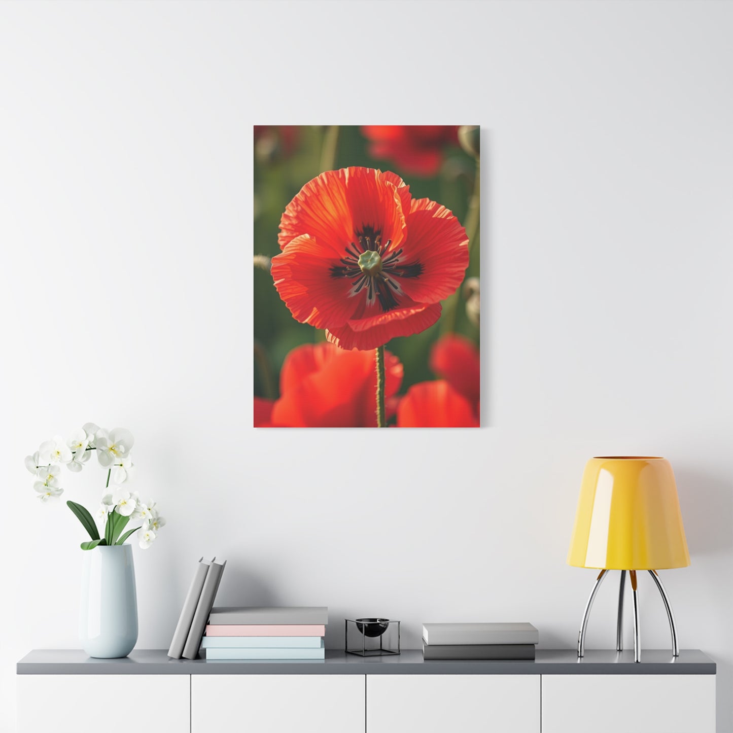 Vision Poppy Flower Art Art Wall Art & Canvas Print