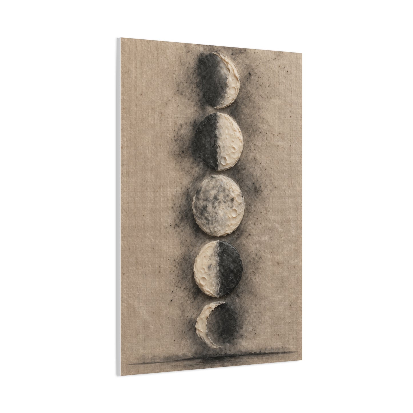Lunar Phases Minimal Composition Wall Art & Canvas Print