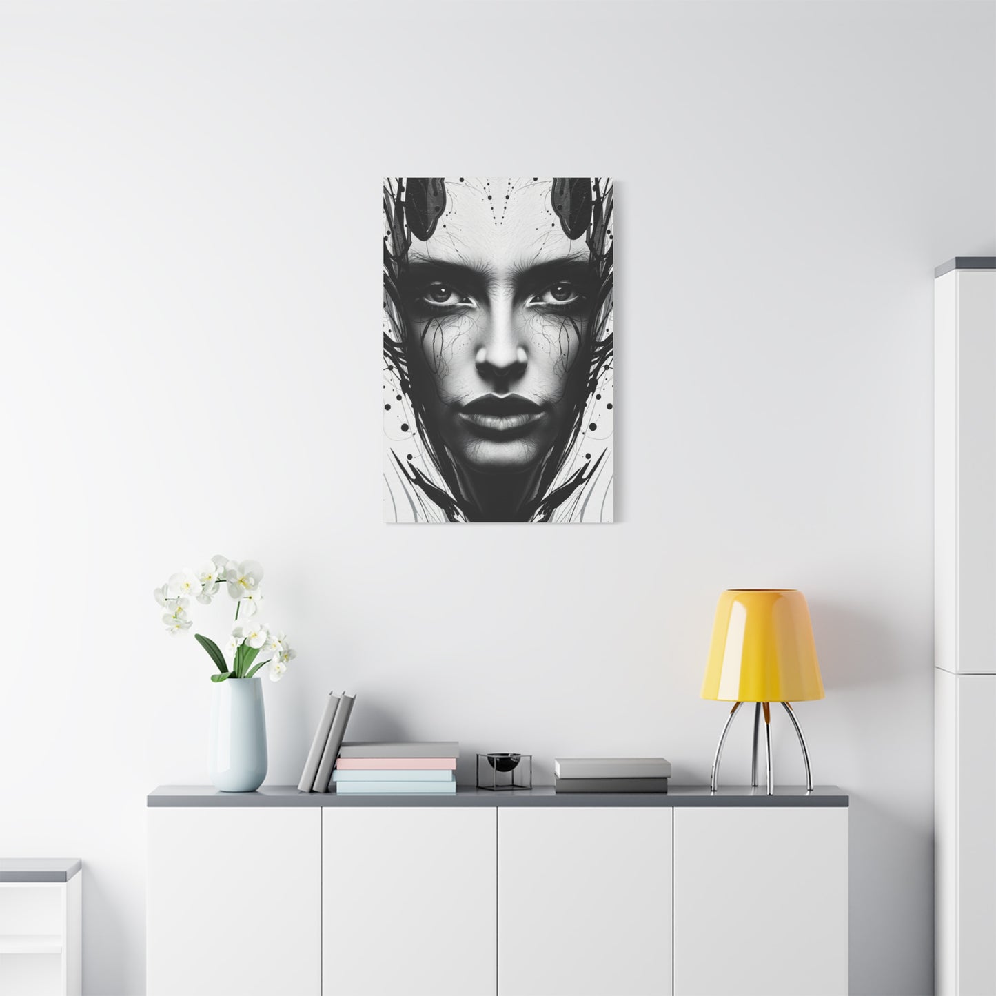 Black and White Abstract Art Supreme Gallery Wall Art & Canvas Print