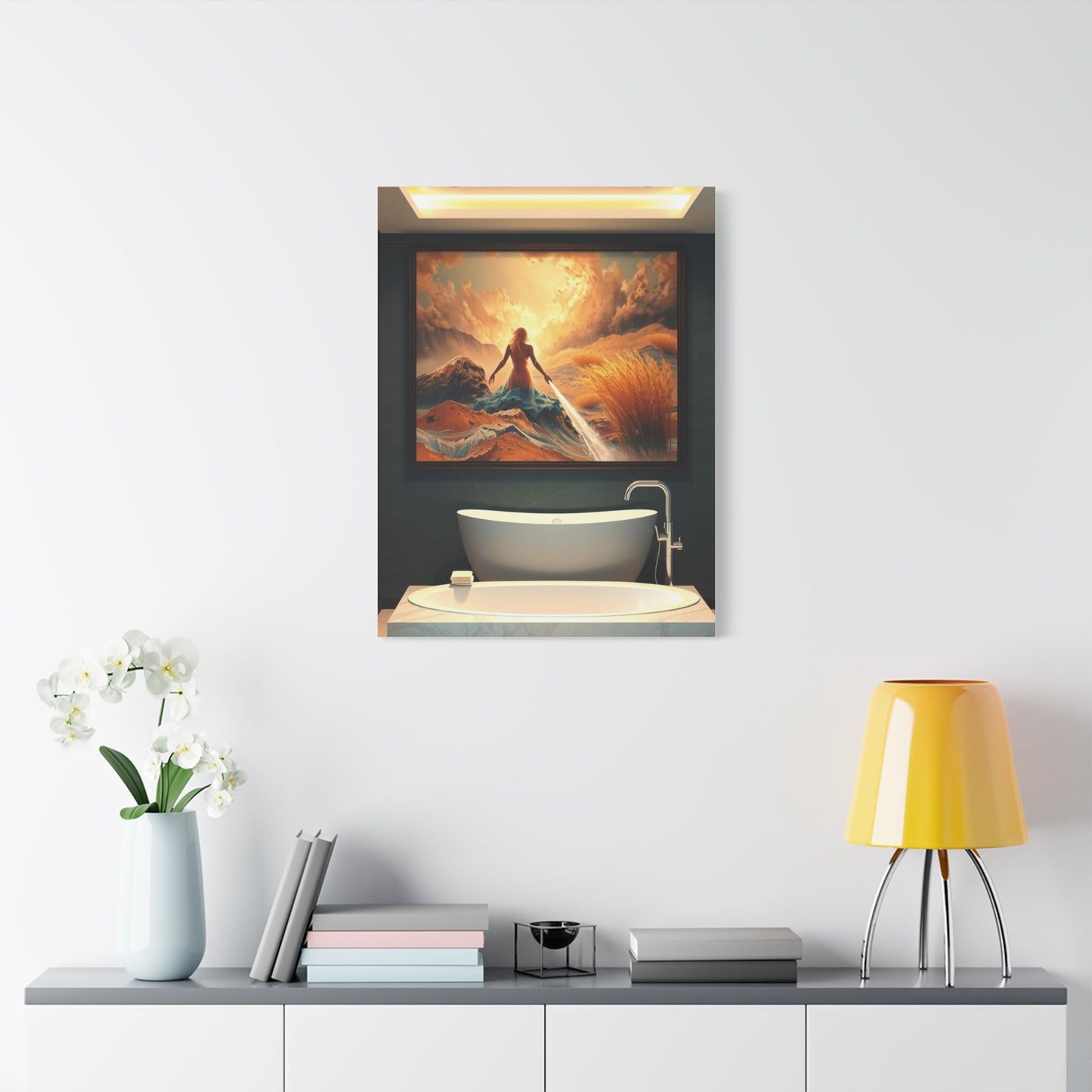 Opulent Oasis Masterpiece Wall Art & Canvas Print