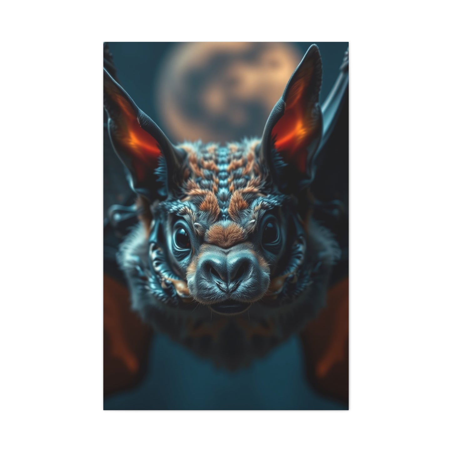 Masterpiece Bat Art Vision Wall Art & Canvas Print