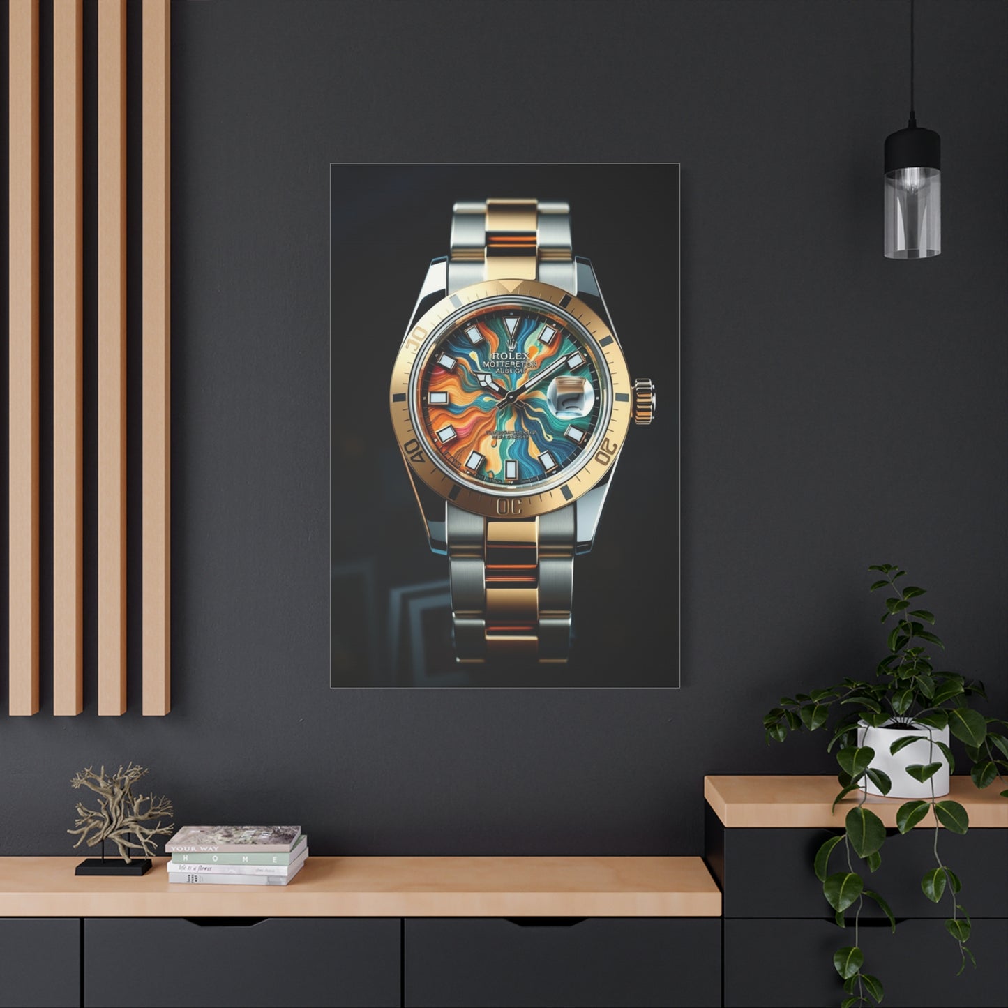 Refined Timekeeper Art Wall Art & Canvas Print