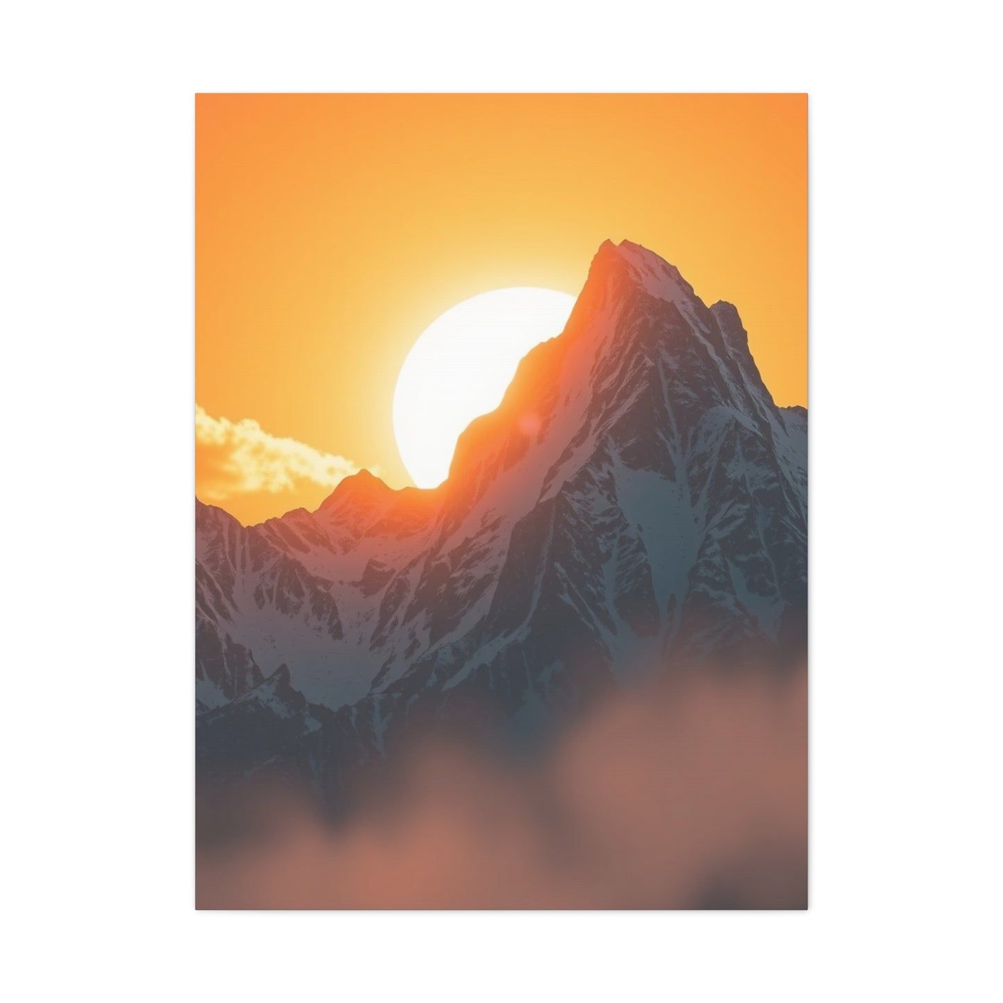 Radiant Summit Masterpiece Wall Art & Canvas Print
