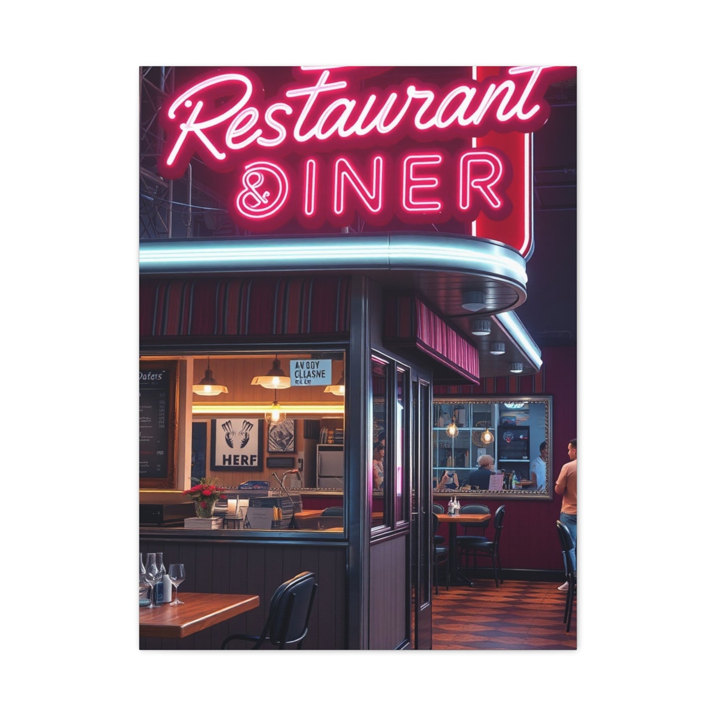 Masterpiece Restaurant & Diner Art Vision Wall Art & Canvas Print
