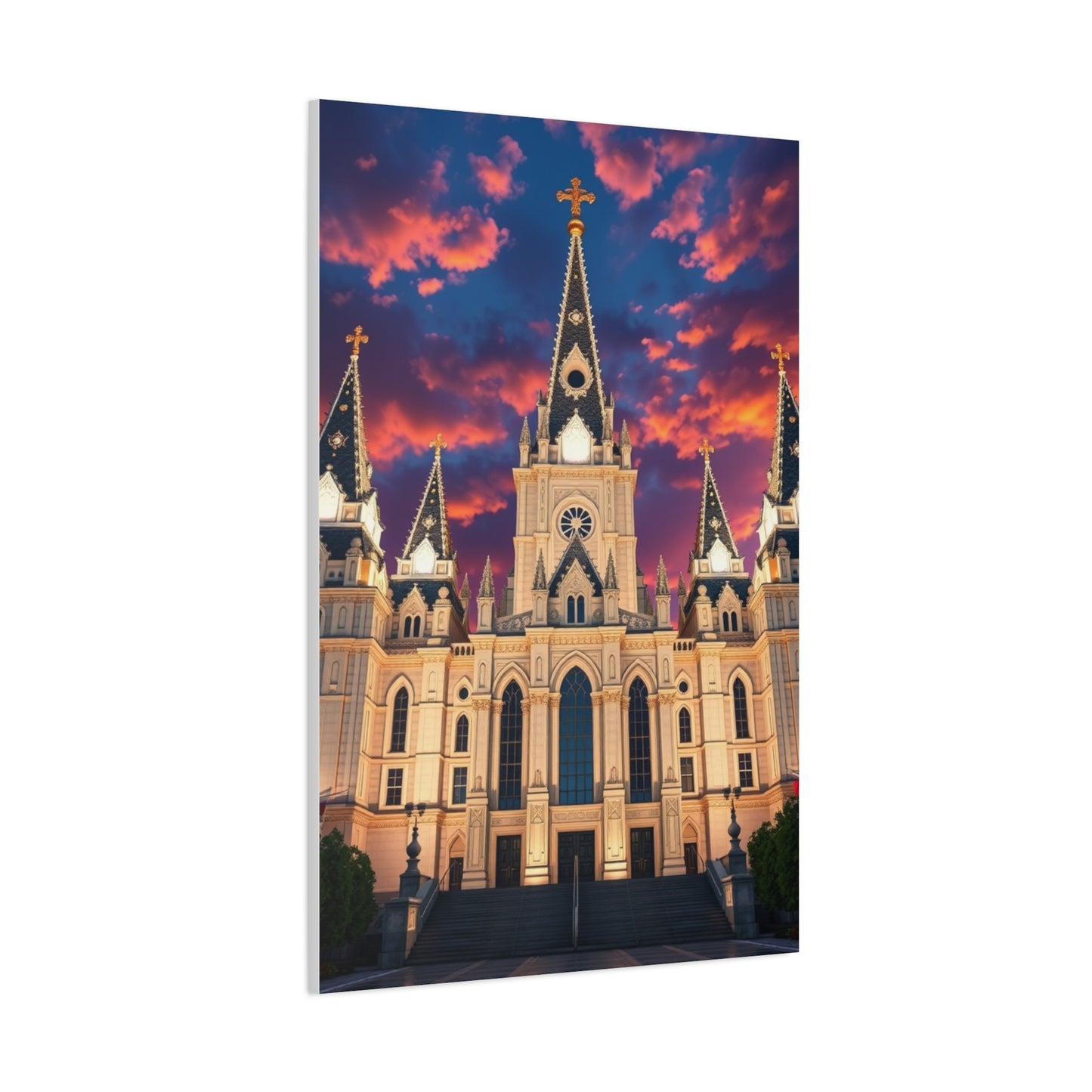 The LDS Temple Art Luxury Canvas Wall Art & Canvas Print