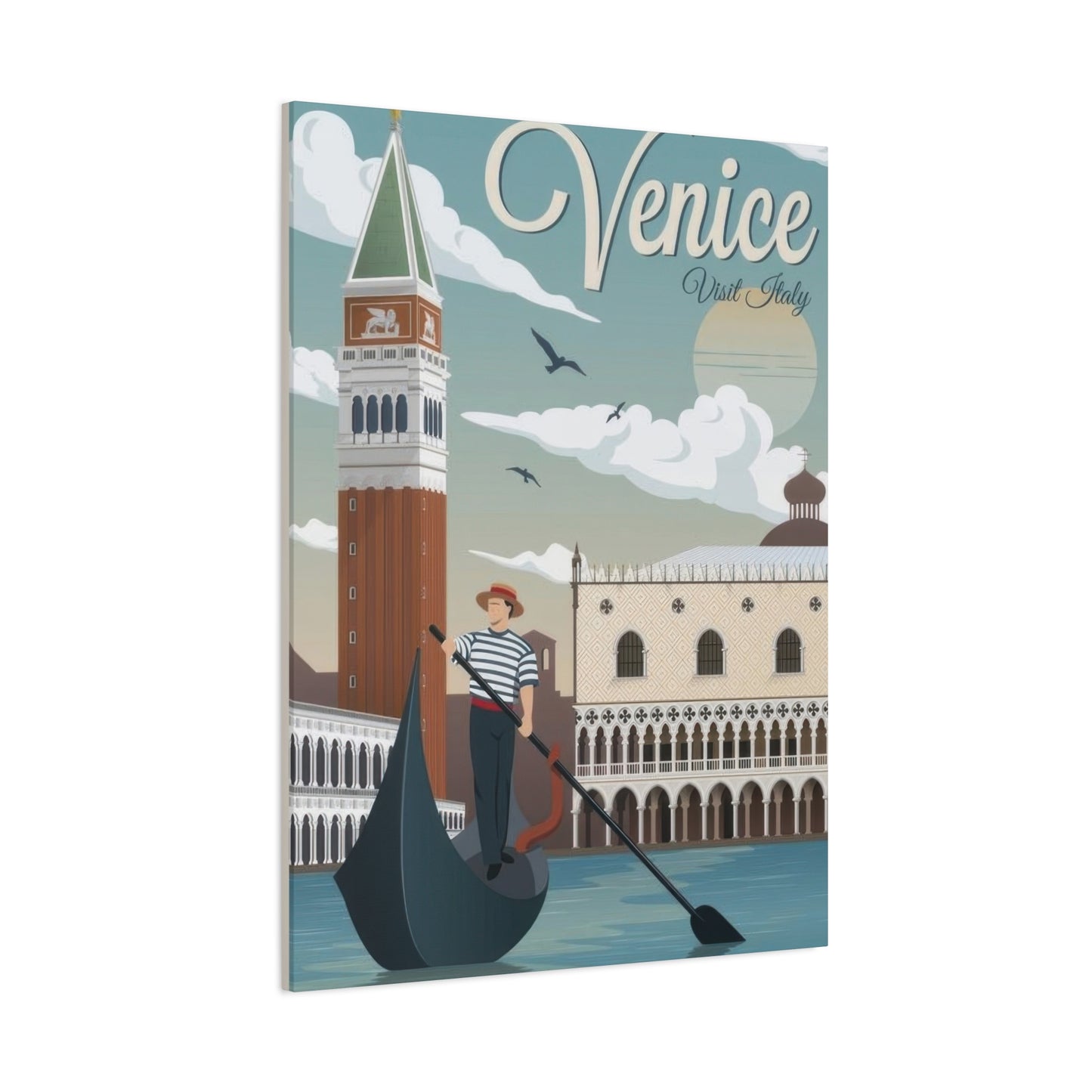 Visit Venice Travel Italy Wall Art & Canvas Prints