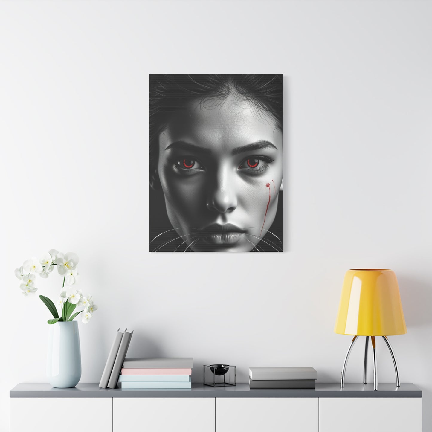 Supreme Black, White & Red Art Collection Wall Art & Canvas Print