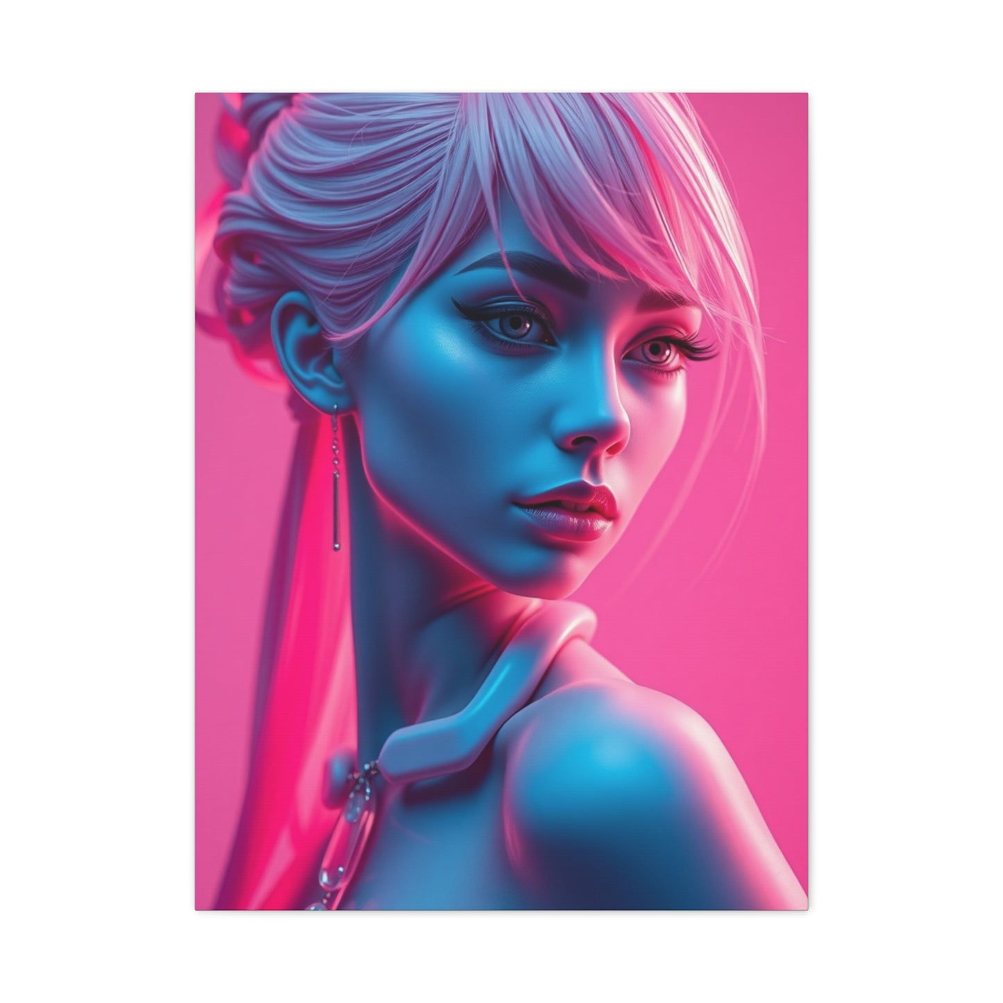 Rose Gold Illumination Canvas Wall Art & Canvas Print