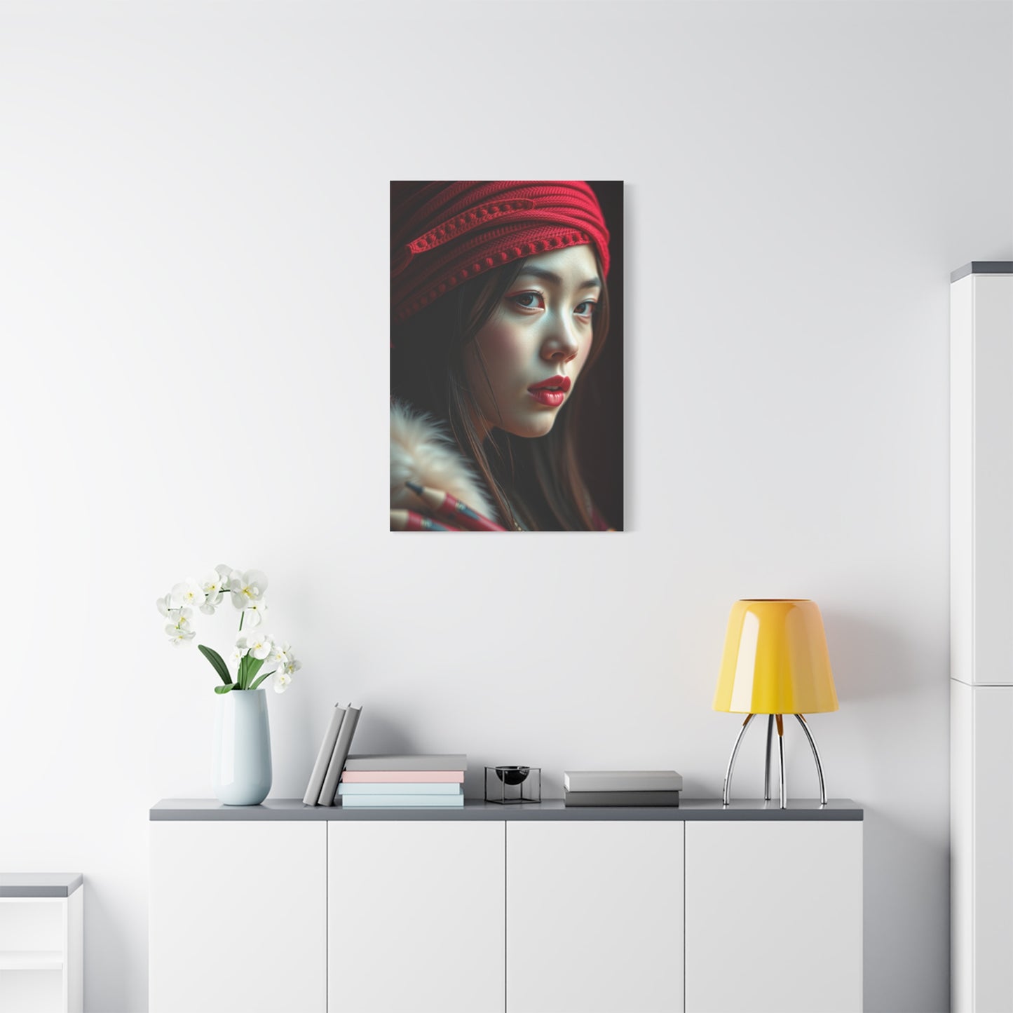 Vermilion Allure Artwork Wall Art & Canvas Print