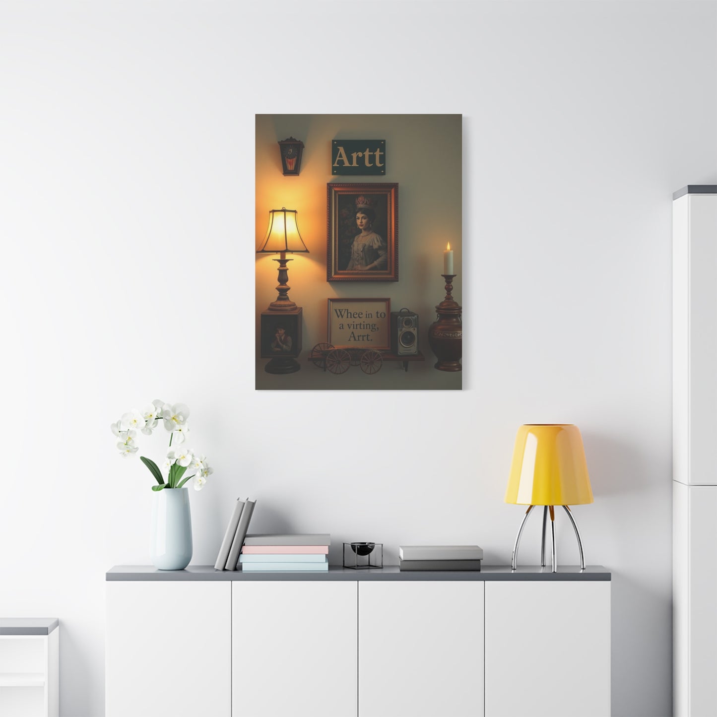 Nostalgic Harmony Canvas Wall Art & Canvas Print