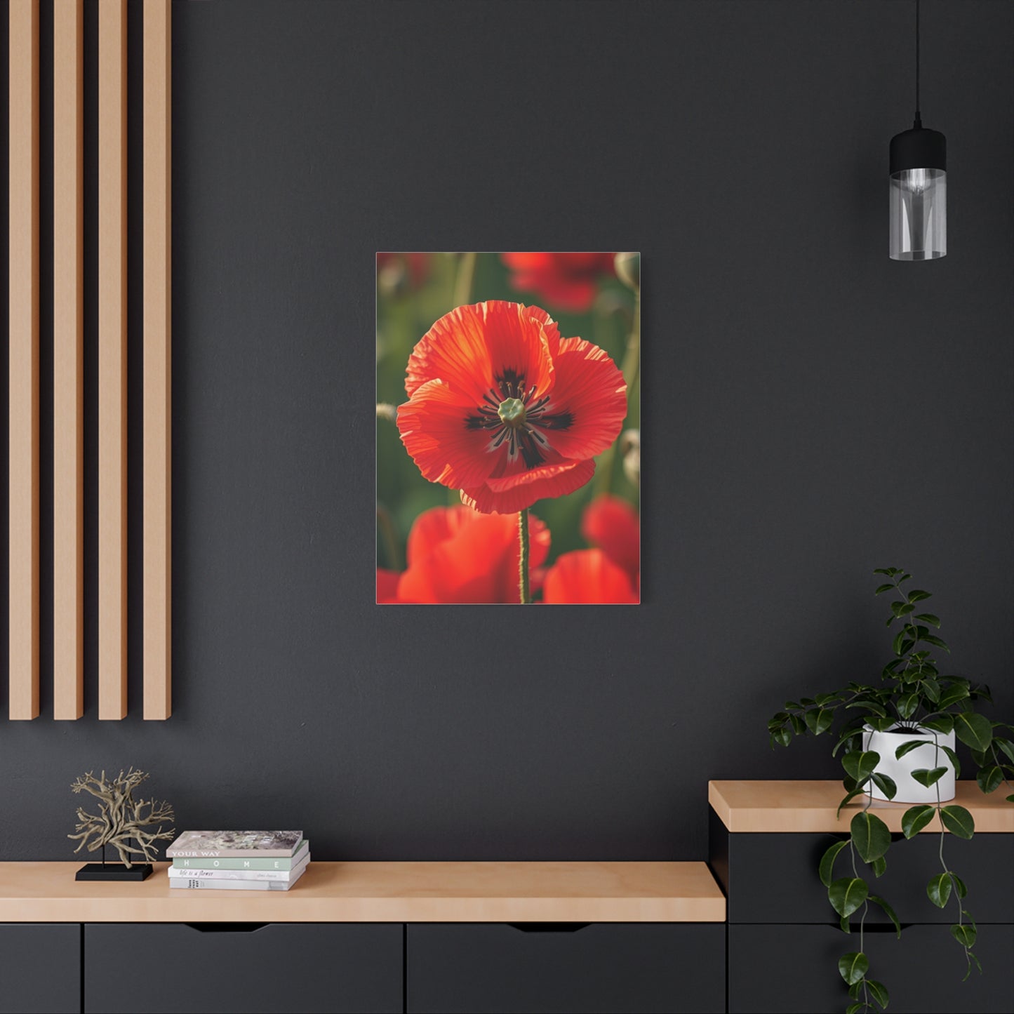 Vision Poppy Flower Art Art Wall Art & Canvas Print