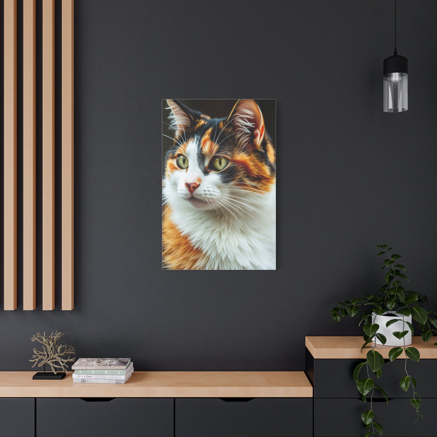 Elite Calico Cat Art Vision Wall Art & Canvas Print