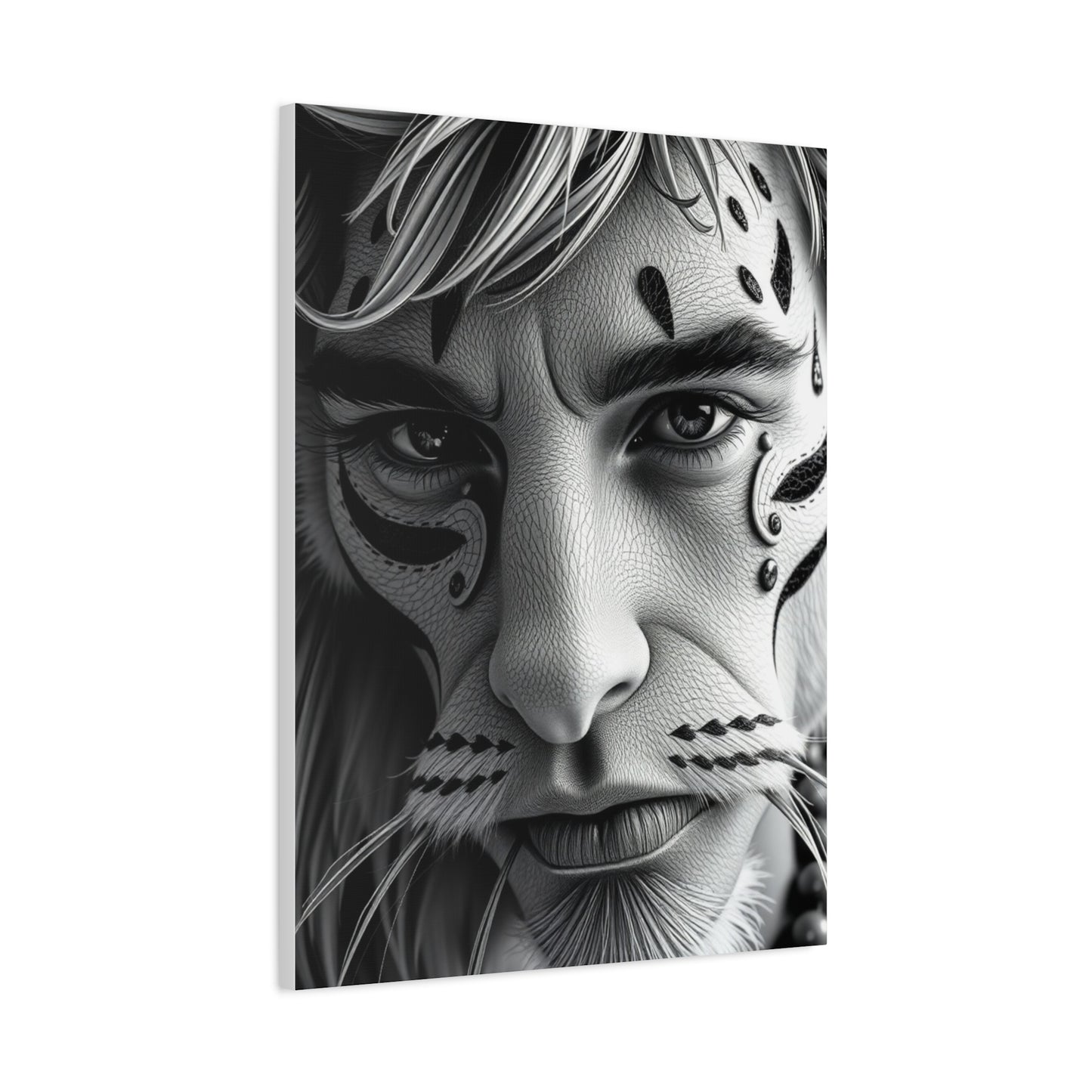 Masterpiece Black and White Illustrations Art Vision Wall Art & Canvas Print