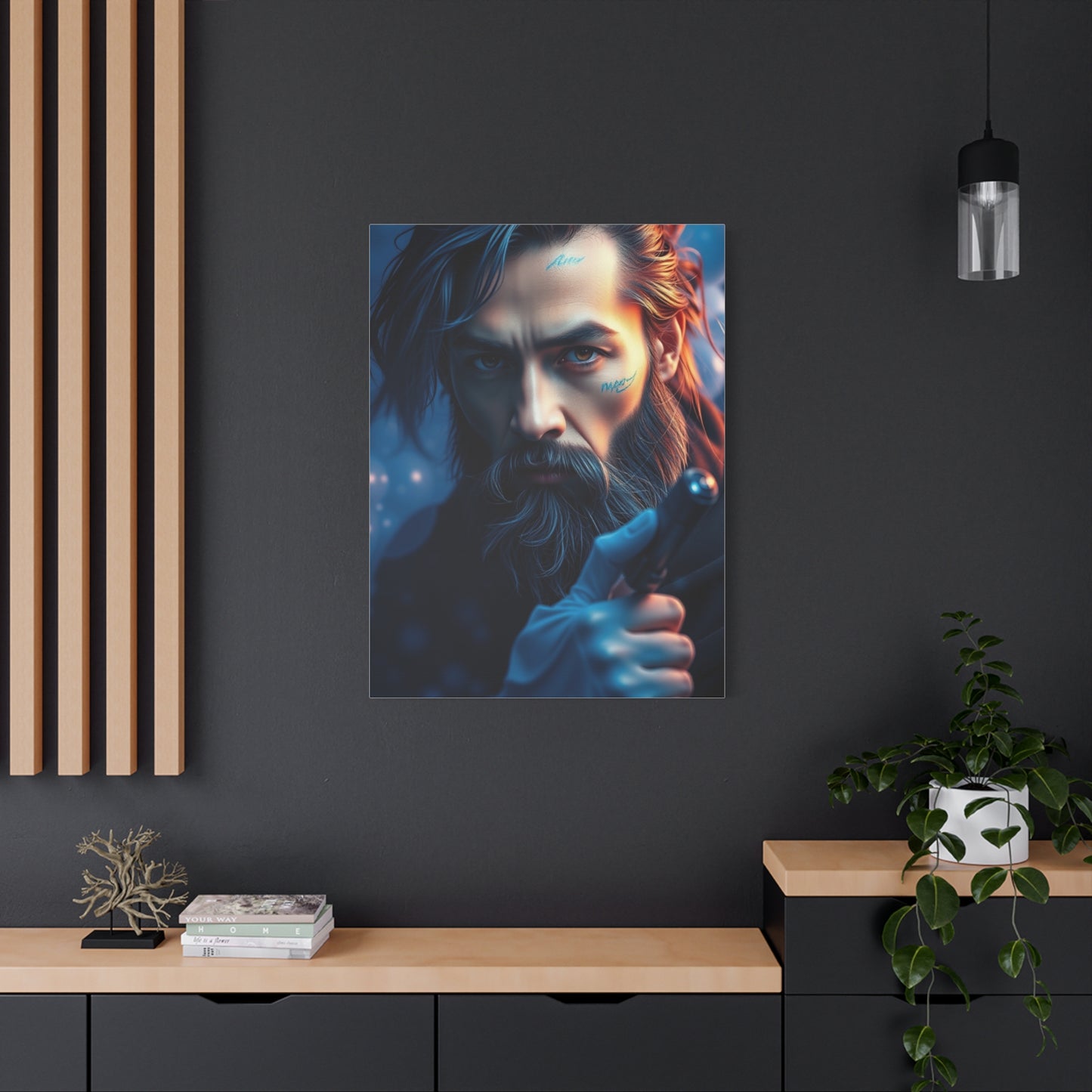 Sapphire Elegance Wall Art Wall Art & Canvas Print