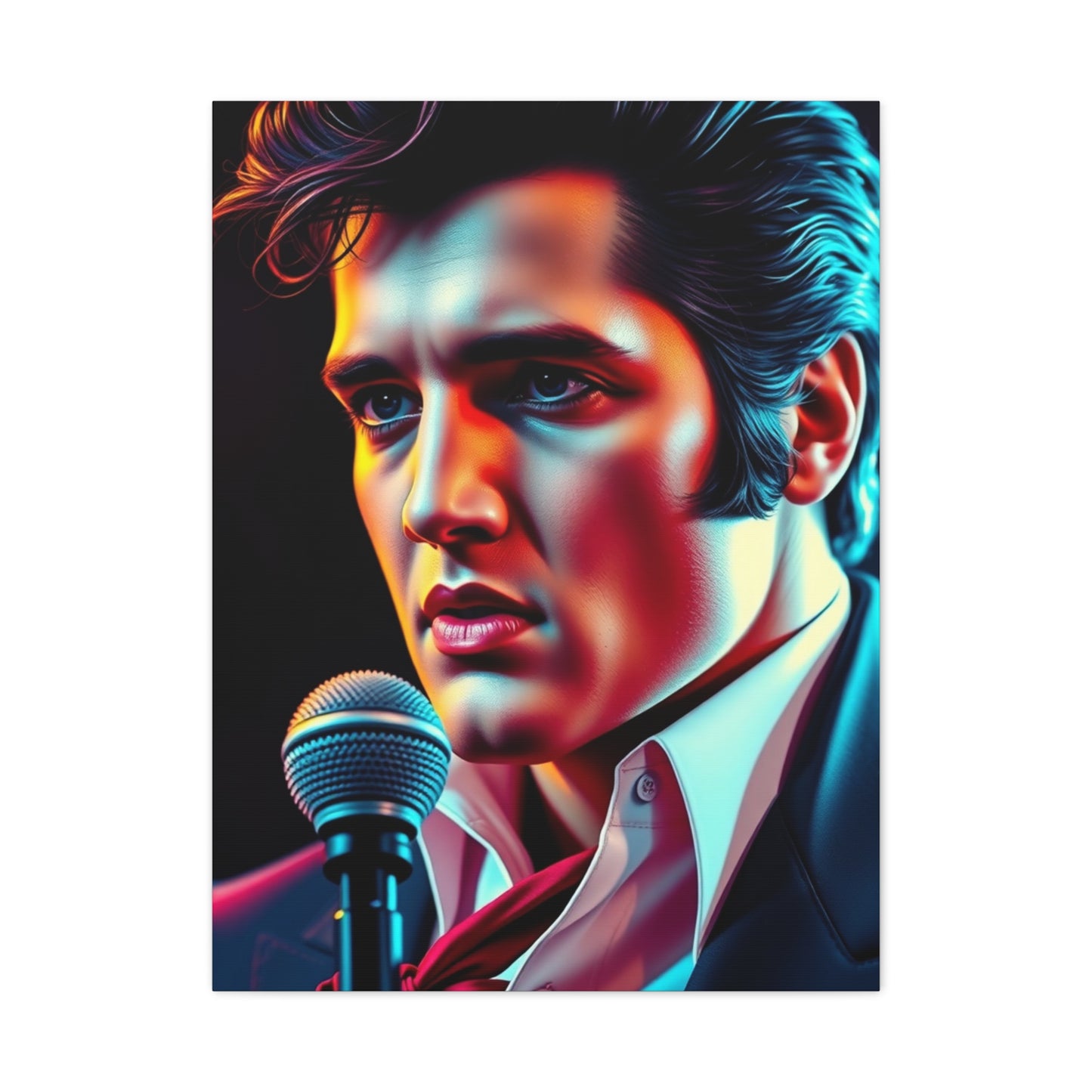 Vision Elvis Presley Art Art Wall Art & Canvas Print