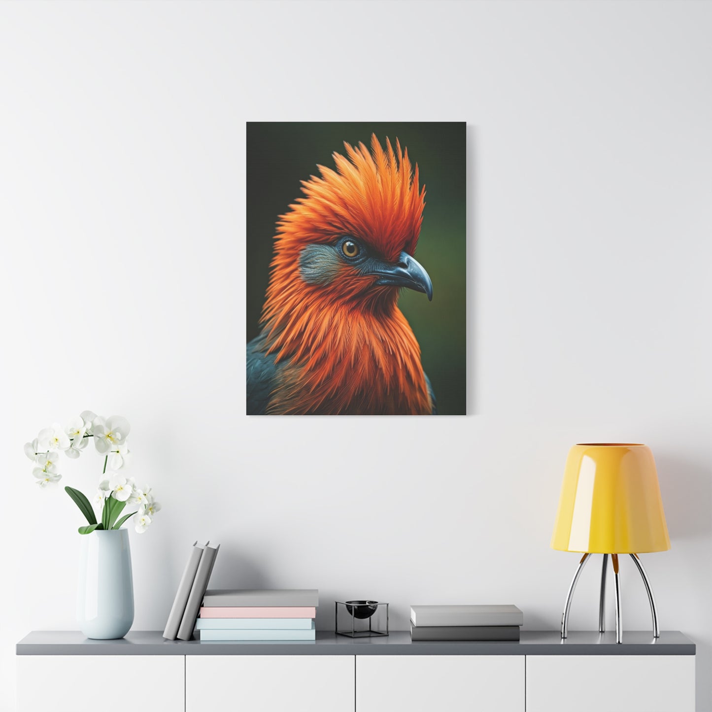 Andean Cock-of-the-Rock Portrait Wall Art & Canvas Prints