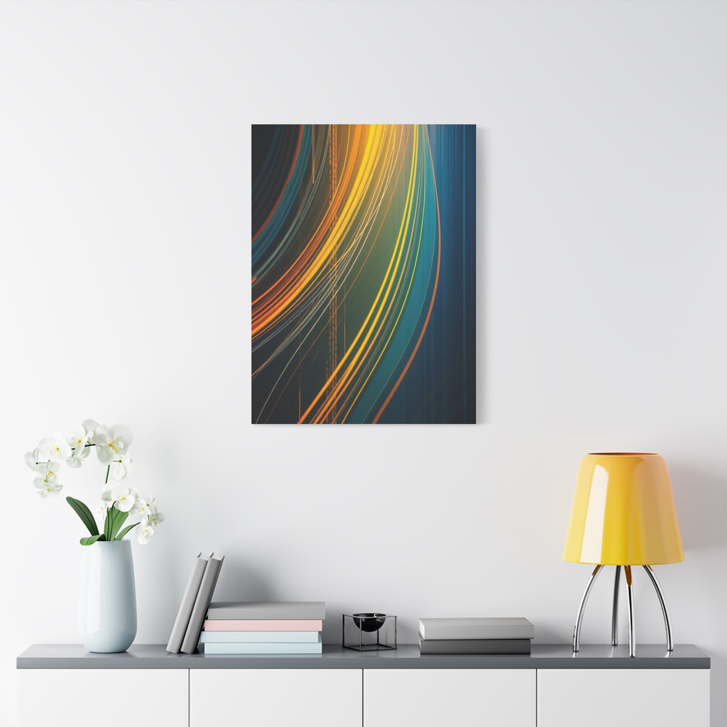 Vision Linear Abstract Art Art Wall Art & Canvas Print