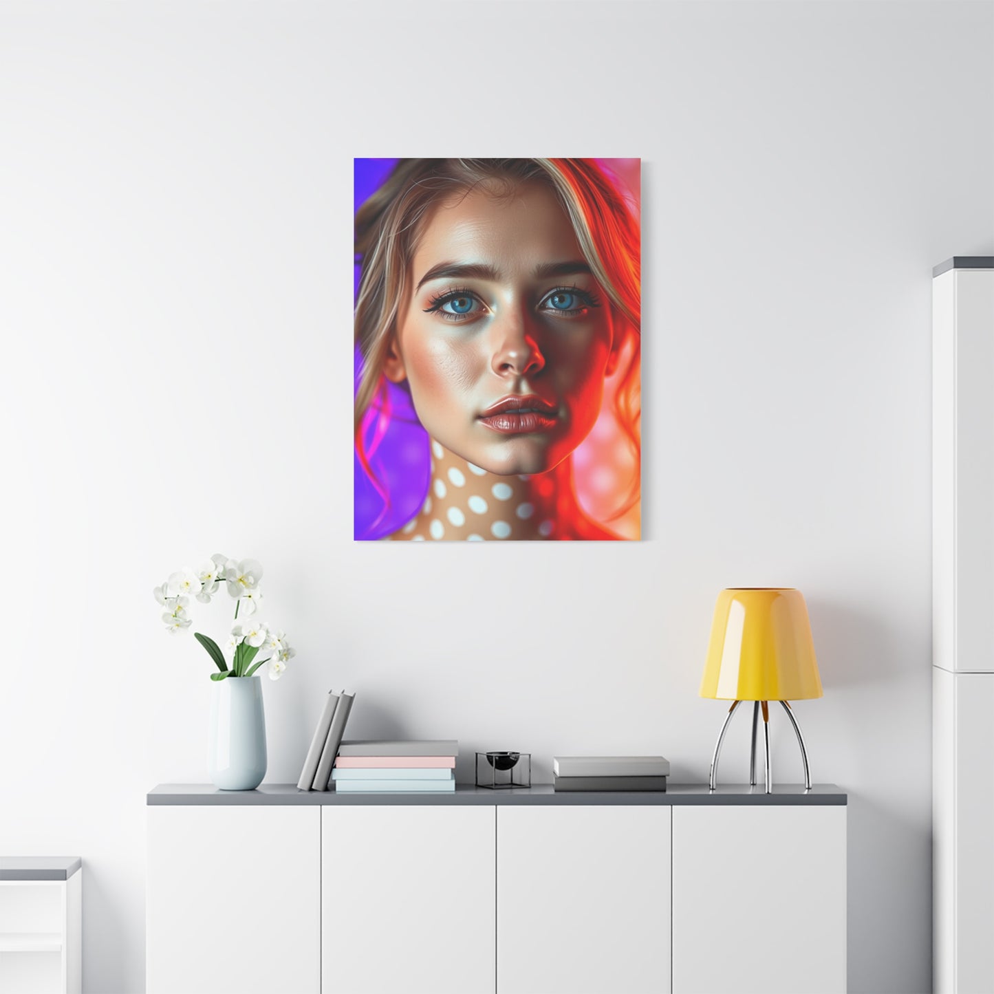 Elite Polka Dot Pattern Art Vision Wall Art & Canvas Print