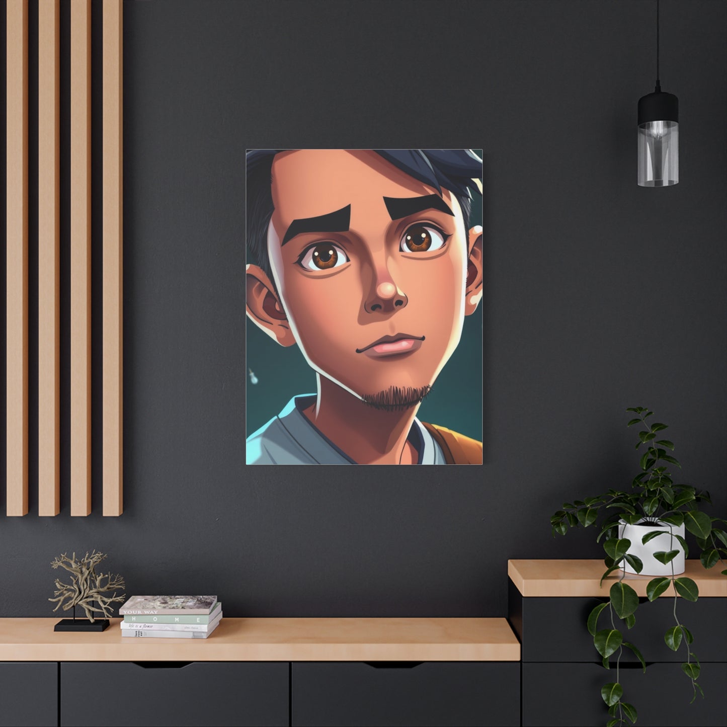 Charming Abstraction Print Wall Art & Canvas Print