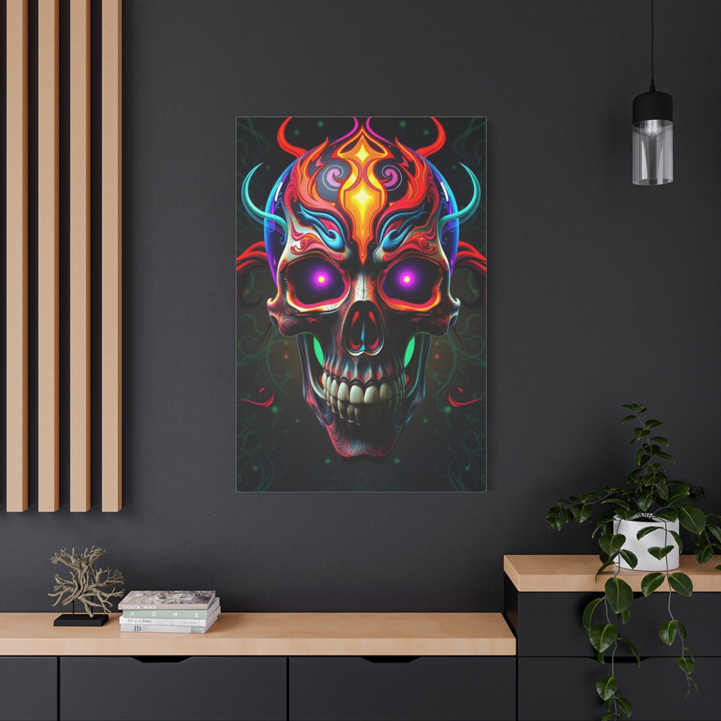 Luxury 3D Trippy Skull Art By Ali Gulec Art Collection Wall Art & Canvas Print